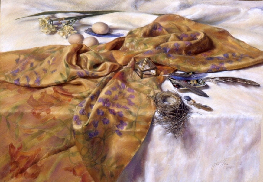 Collection, Pastel on Paper 70x90cm Janet Hayes.jpg