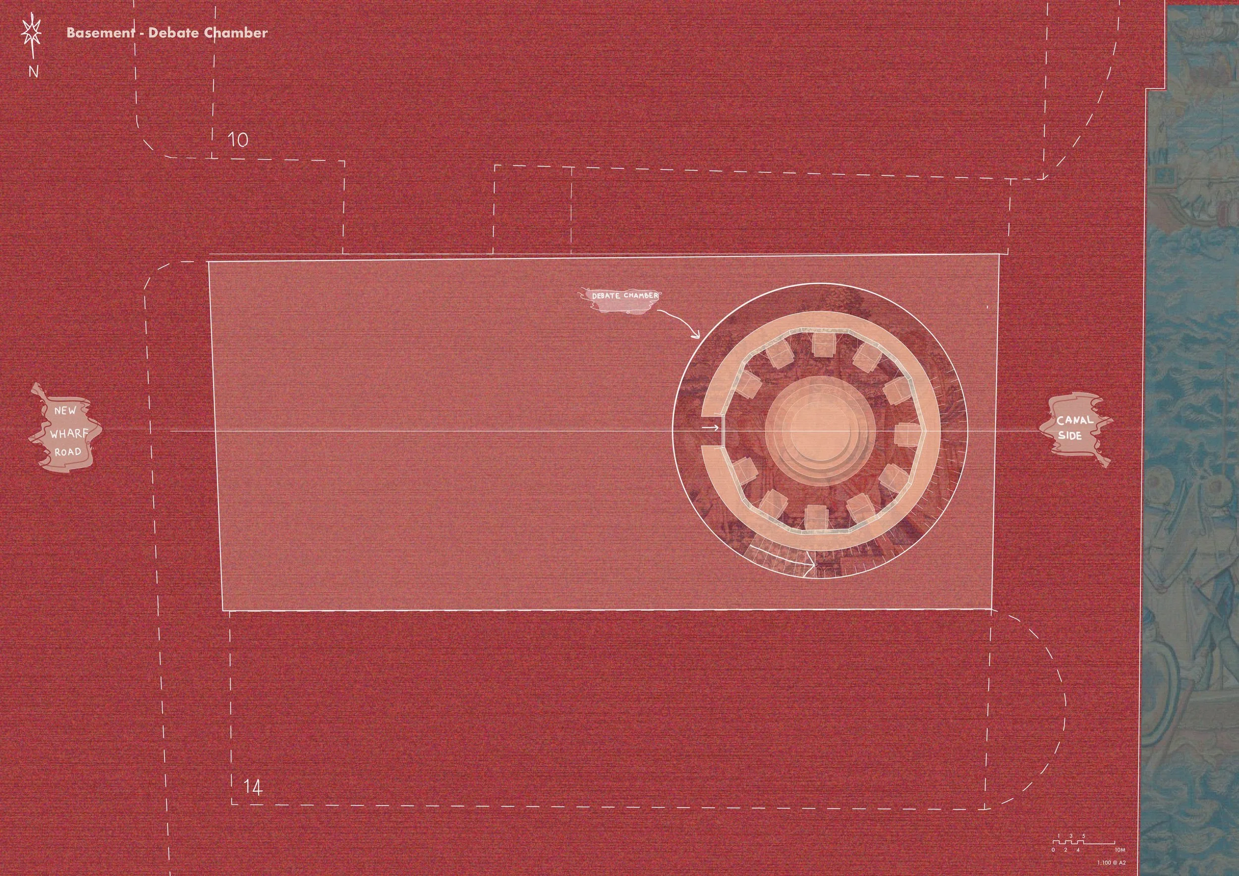 Basement Plan - Debate Chamber