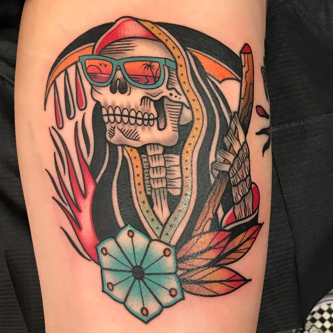 zack taylor dame of the west tattoo skull design.jpg