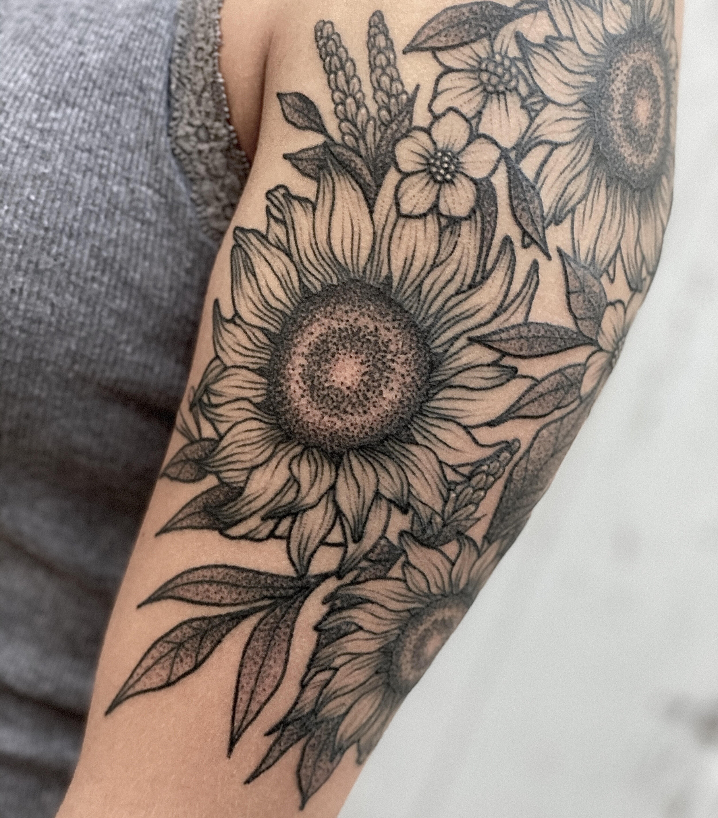 western flower sleeve tattooTikTok Search