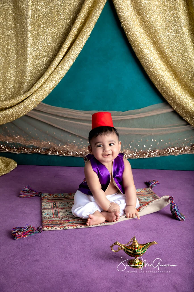 Sitter photography by Sharon Mac Photographics - Aladdin theme