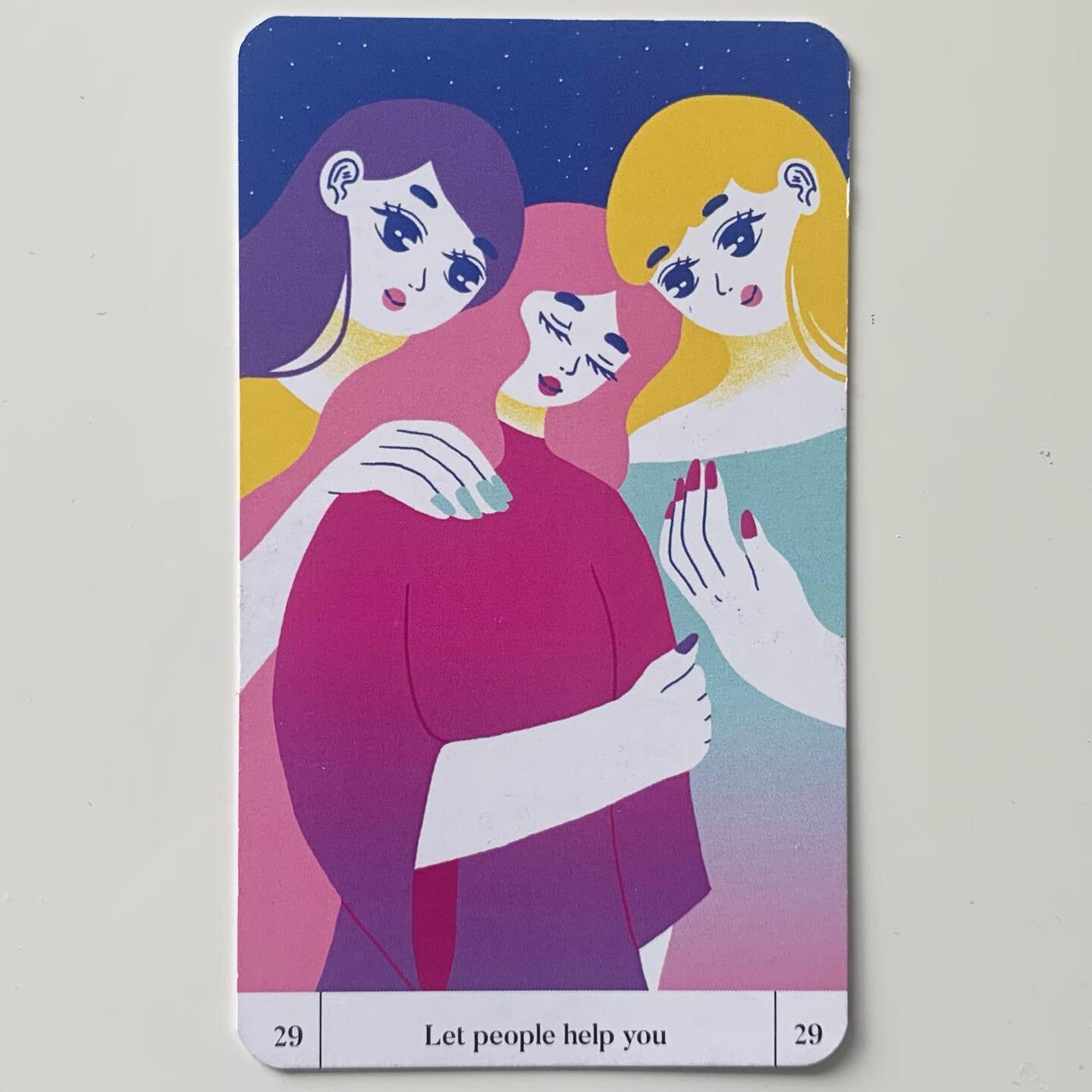 Oracle Card of the Day for TUESDAY September 6, 2022: Let people help you 👯&zwj;♀️.

Many years ago, I considered it a point of pride that I never asked other people for help or advice. Instead I kept my struggles to myself, believing this made me s