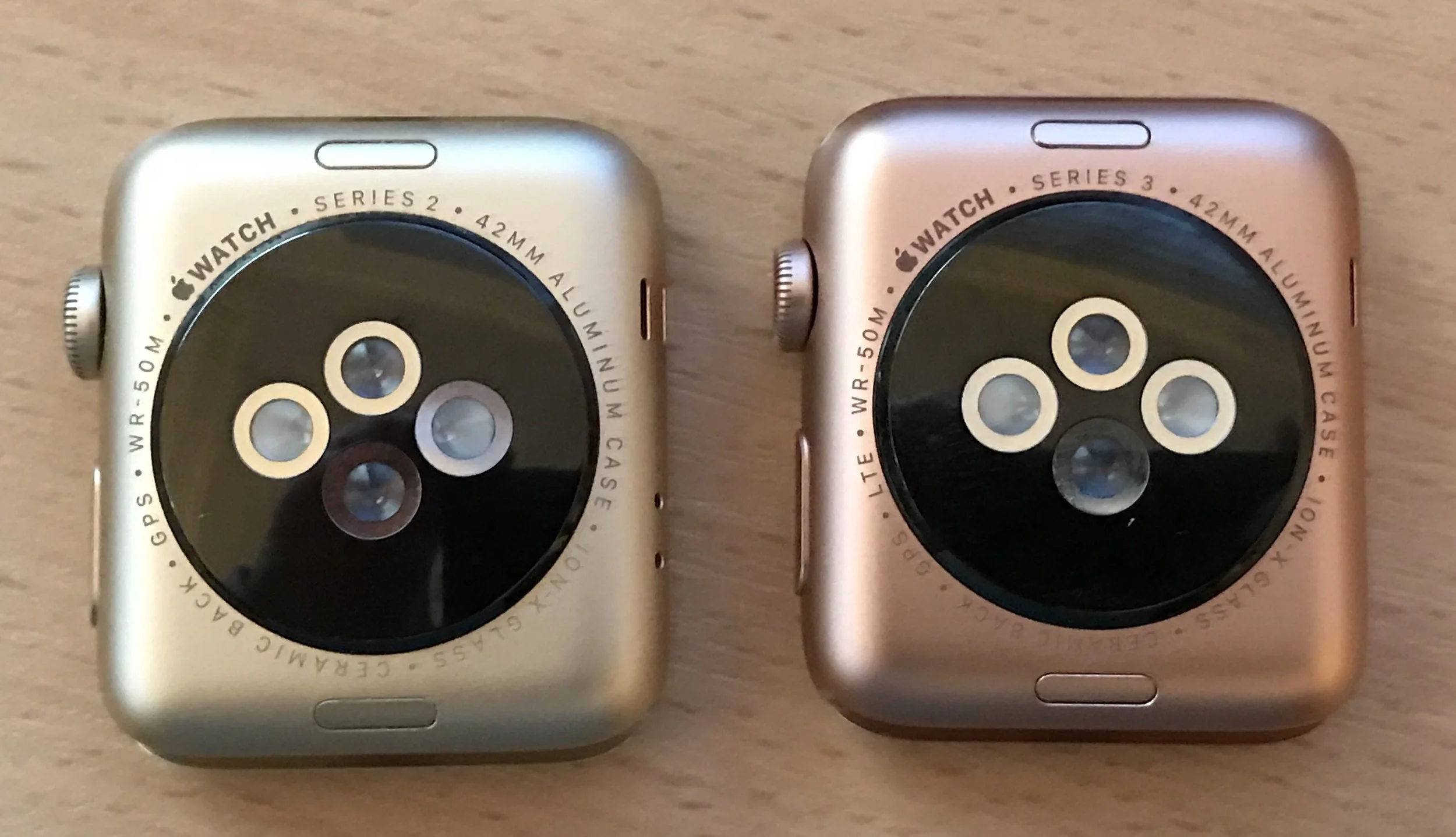 apple watch series 2 rose gold new