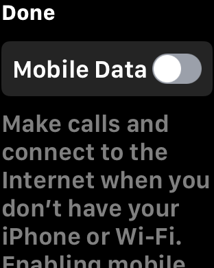 ...turn off Mobile Data