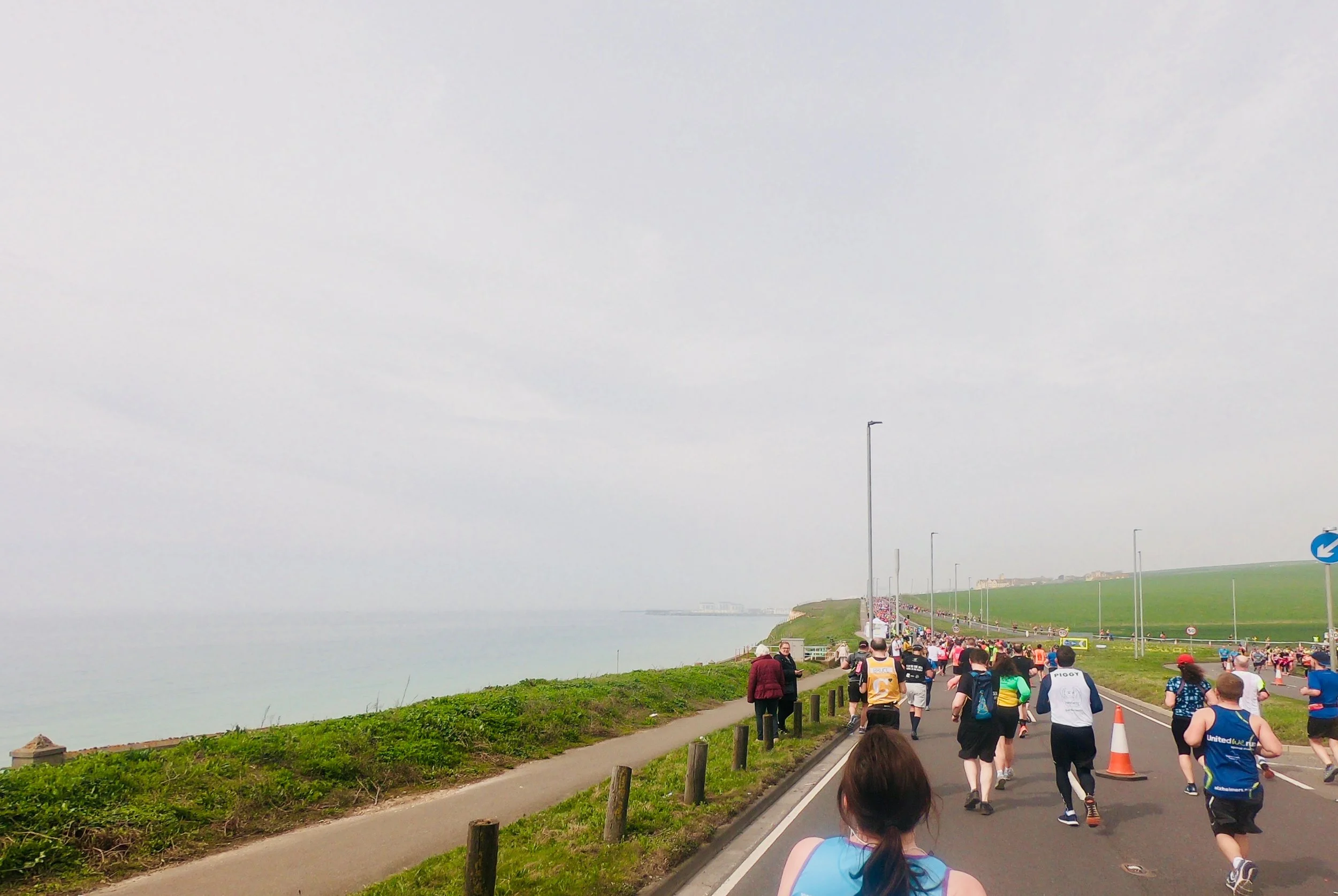 Lovely running along the coast with great views for a large part of the course.