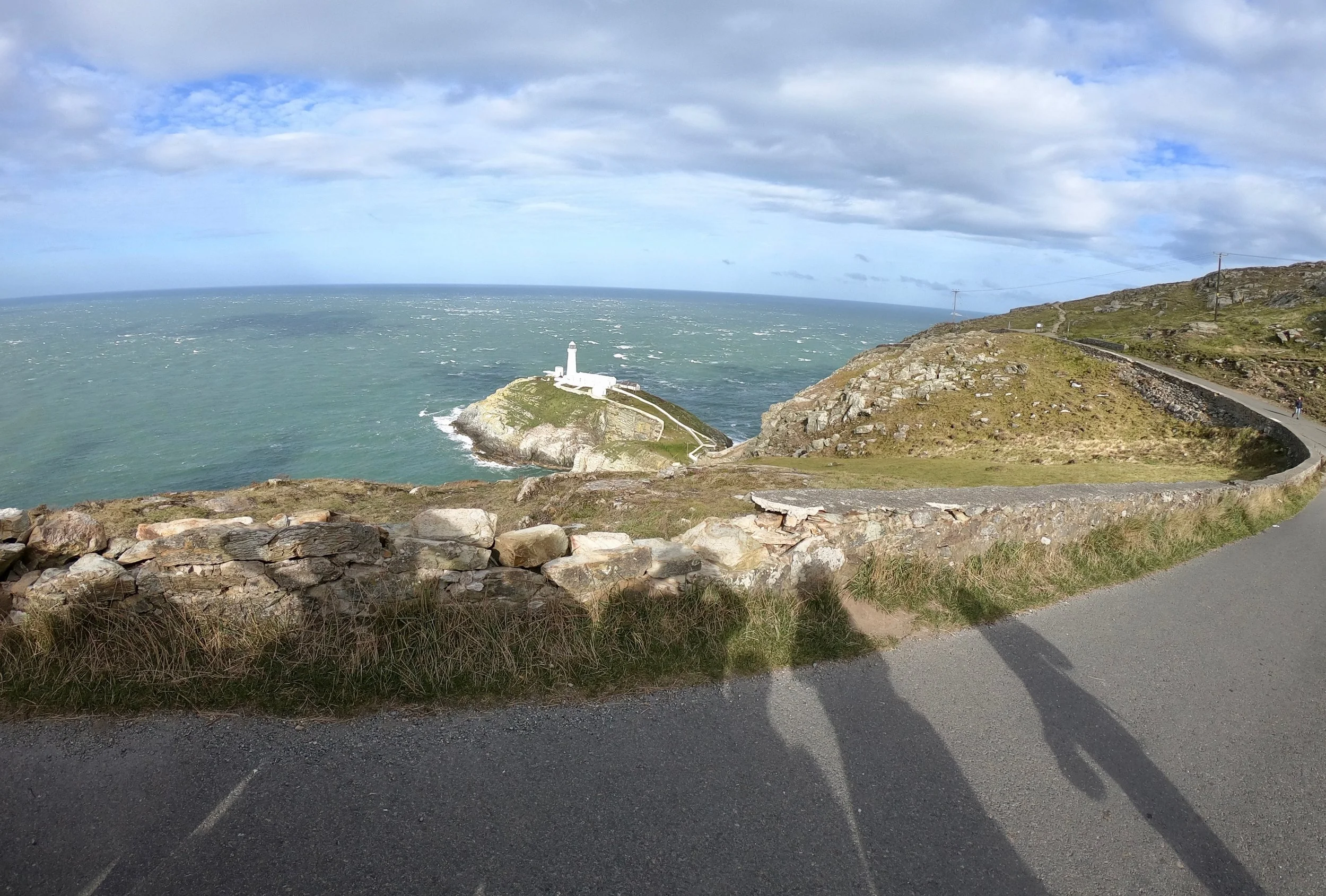 The view from the start looking out to sea