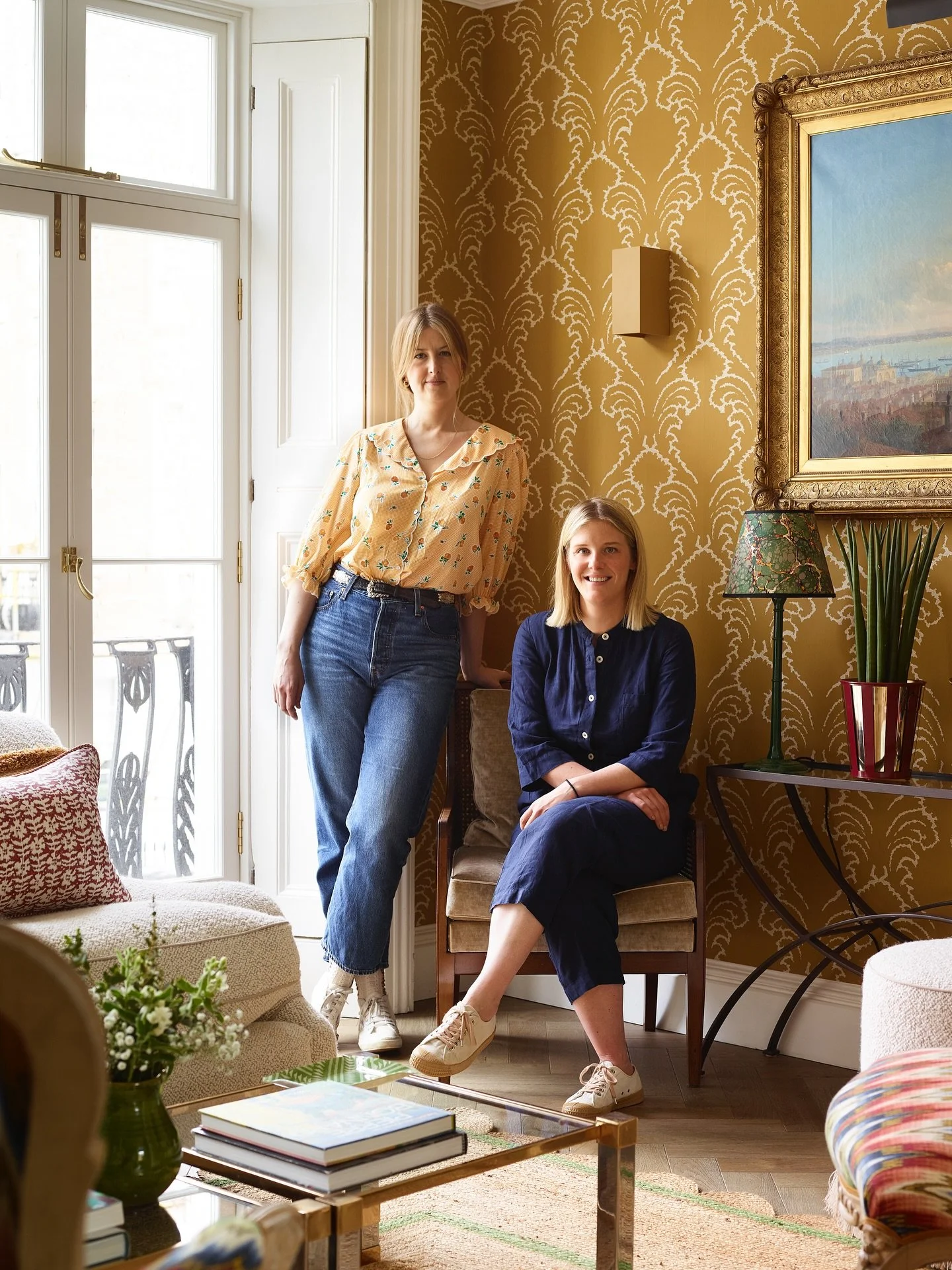 The Design Collective is excited to be working with @yellowlondon.id again. The London based design studio founded by @liv____taylor &amp; @cathbeckett creates beautiful, comfortable interiors that are full of personality. The studio brings originali