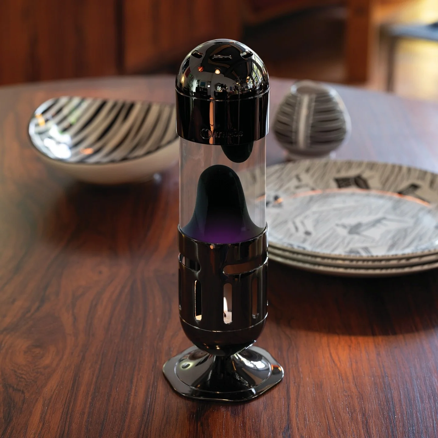 @mathmos_originals, British inventor of the world&rsquo;s first lava lamp introduces Rokit and Pod Black. Reimagined in a contemporary black finish, the new lamps bring a fresh twist to two of Mathmos&rsquo; most distinctive designs.
 
Fully cordless