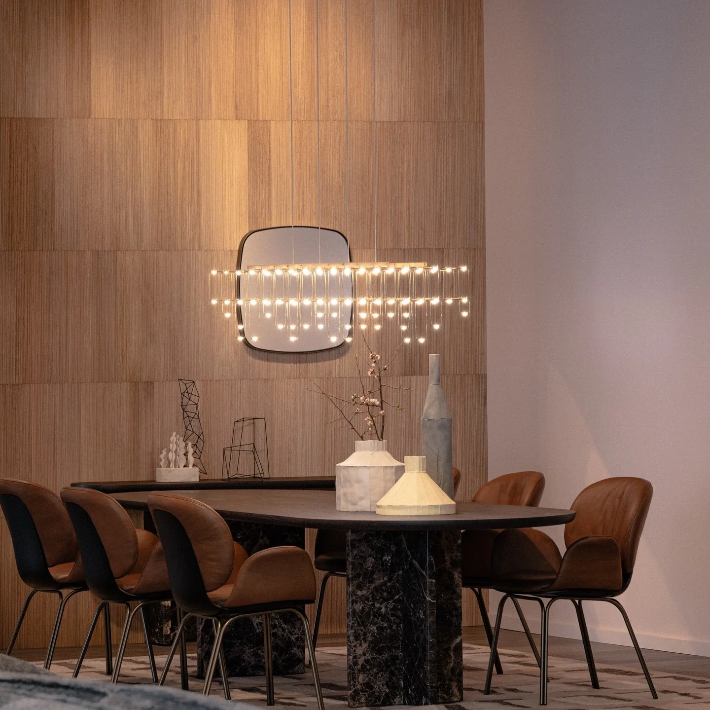 @schottenhansen has returned to Salone del Mobile 2026 to launch two new colourways of its innovative Ridgeline magnetic-compatible wooden surface. Inspired by the Alps between Bavaria and Italy, the new finishes are on display at its collaborative s