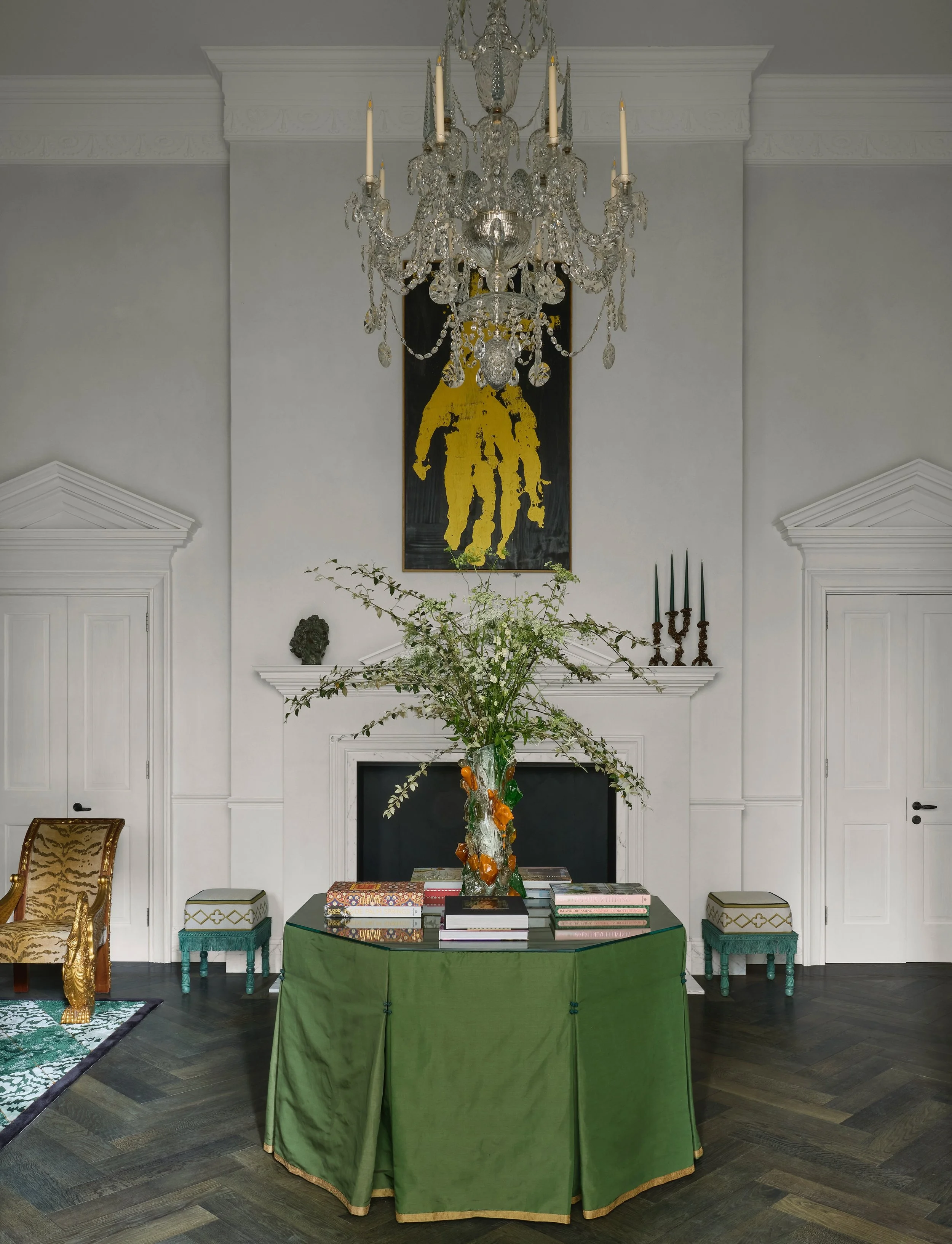 @schottenhansen presents its magnetic parquet flooring system in verdant green this week for @francis_sultana&rsquo;s Grand Entrance Hall at @designcentrech WOW!house 2026. 

The room showcases Schotten &amp; Hansen&rsquo;s proprietary magnetic flo