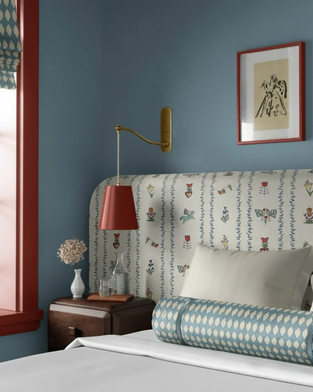 A thoughtful new partnership from @annikareedstudio  and @mylands_london brings wallpaper, paint and fabric together through carefully curated colour pairings. Drawing on Mylands&rsquo; existing colour collection, Annika Reed has hand-selected comple