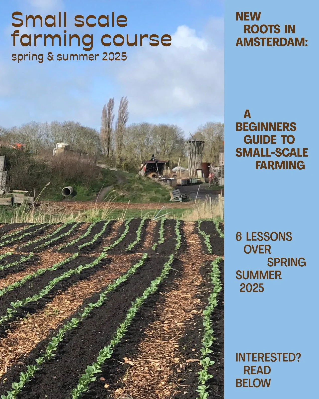 Small Farming Roots Design New roots in Amsterdam: a beginners guide to small-scale farming — Cityplot