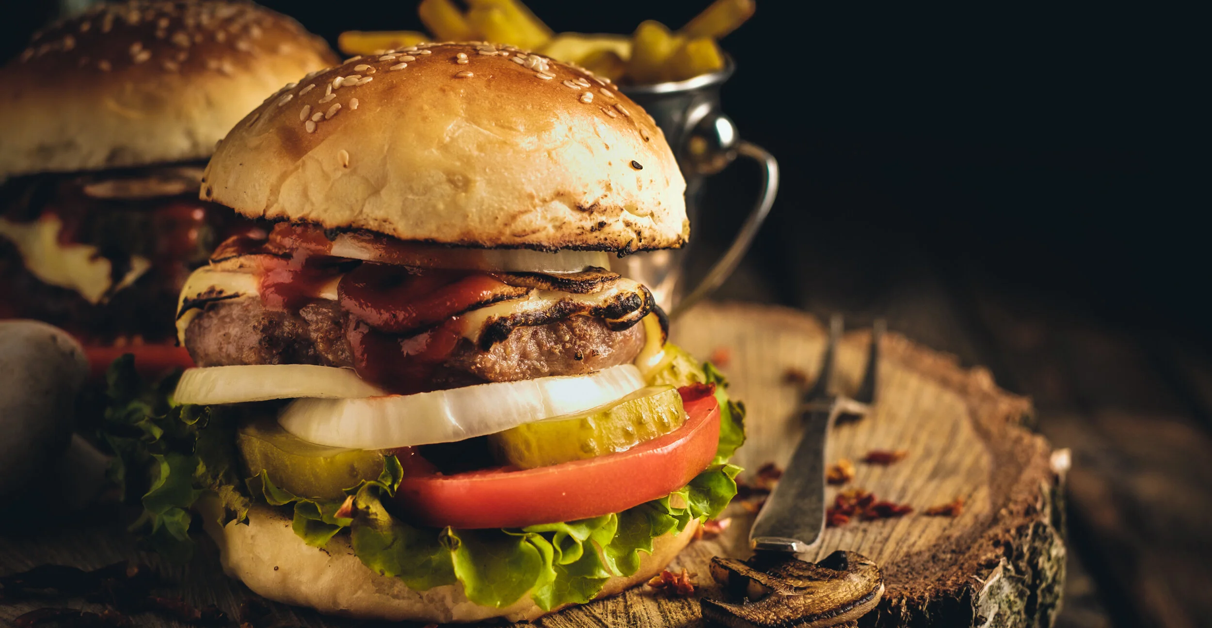 Burgare pa╠è Jacks BBQ Shack i Sa╠êlen.jpg