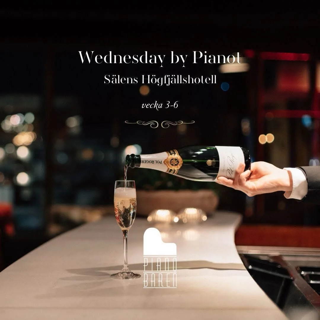 ✨ Imorgon tar vi &auml;ntligen tillbaka onsdagarna i pianobaren! ✨

Det &auml;r dags att ge vardagen lite extra glans. Imorgon bjuder vi in till en av v&aring;ra utvalda onsdagar, fylld med st&auml;mning, nyt&auml;nkande cocktails, roliga viner och p