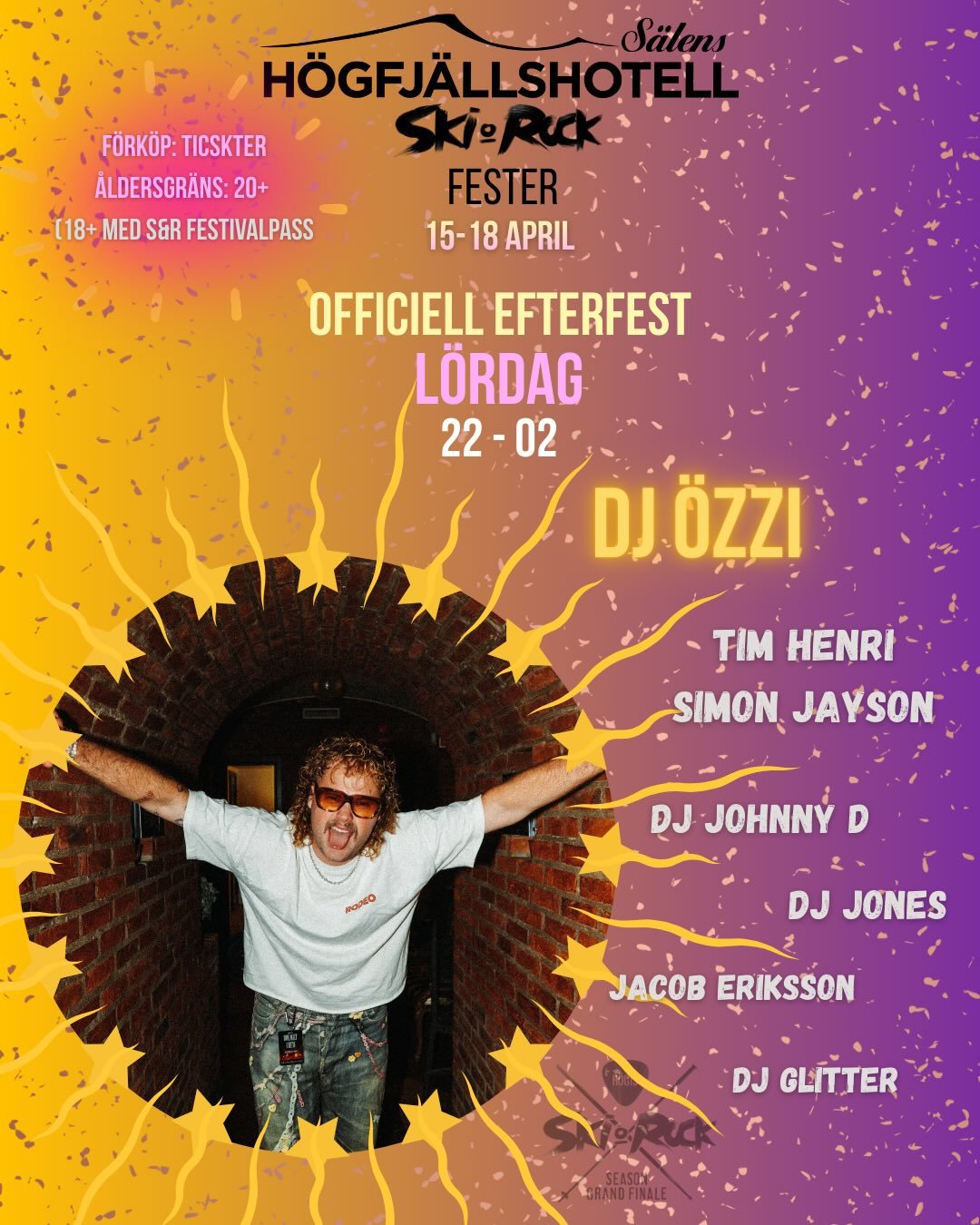 H&Ouml;GIS 🤍 SKI &amp; ROCK

&Aring;rets b&auml;sta festival &ndash; och efterfesterna sker hos oss p&aring; H&ouml;gis 🔥

Under Ski &amp; Rock har vi laddat upp f&ouml;r n&aring;got helt annat i &aring;r&hellip;

✨ FYRA dansgolv &ndash; alla med o