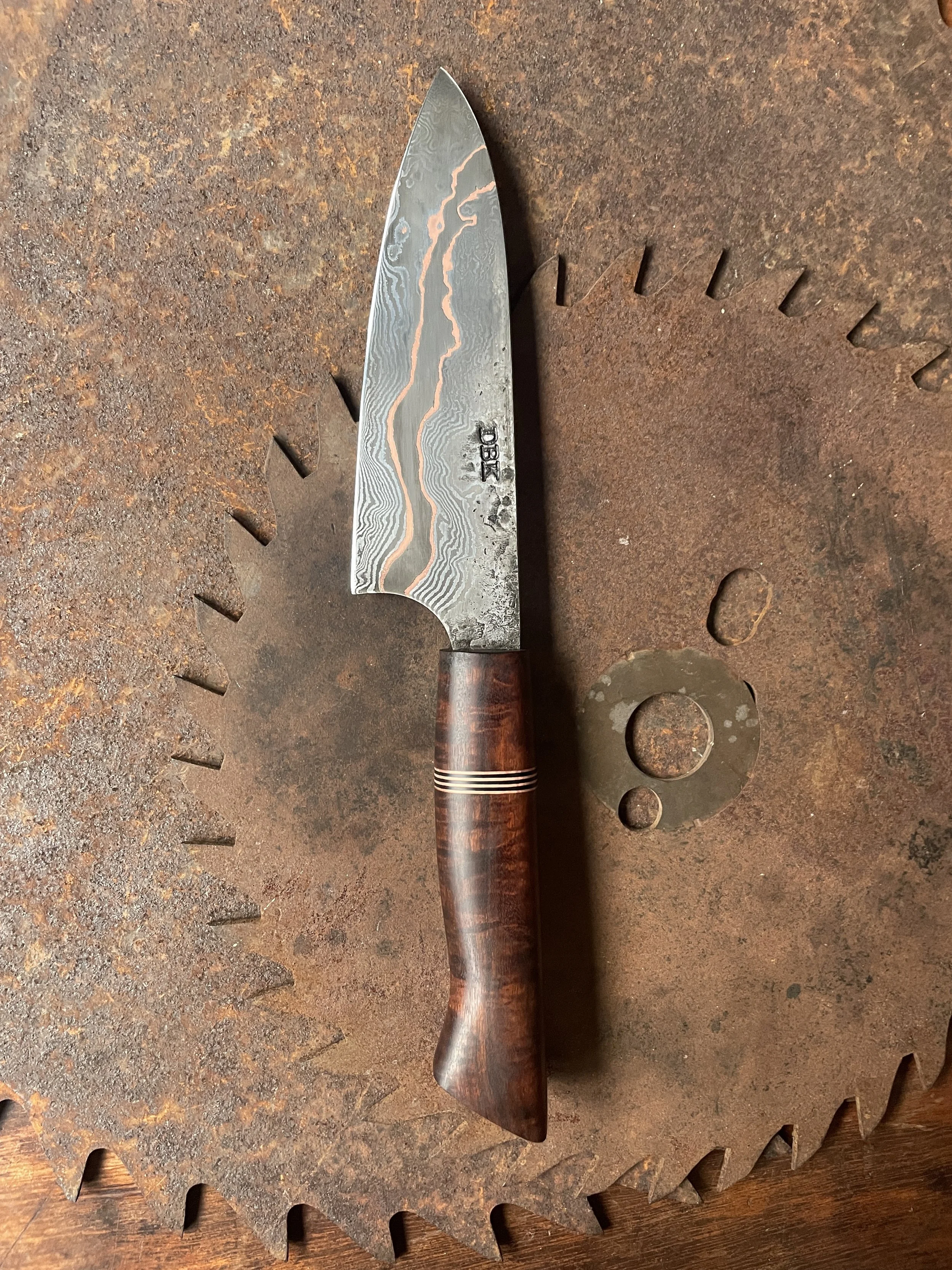cumai damascus chef Knife