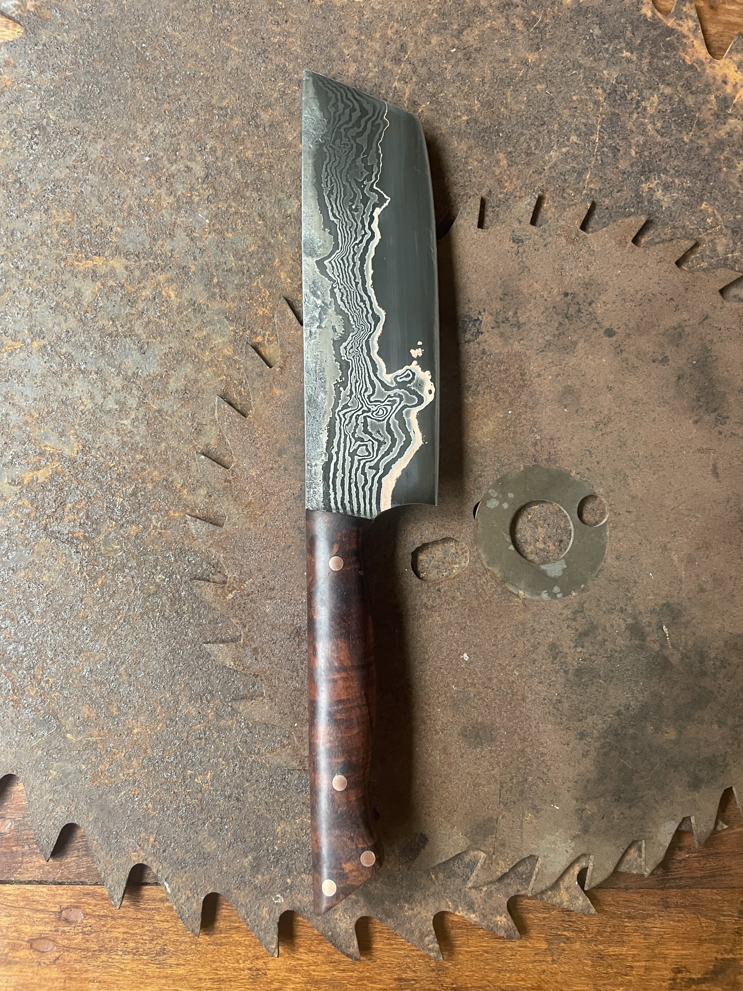 cumai damascus chef Knife