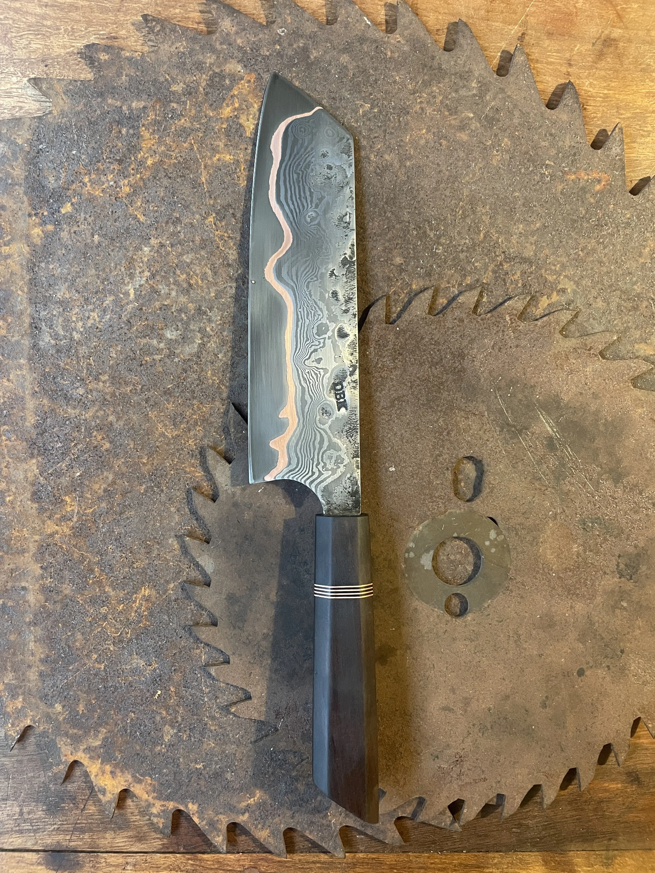 cumai damascus chef Knife