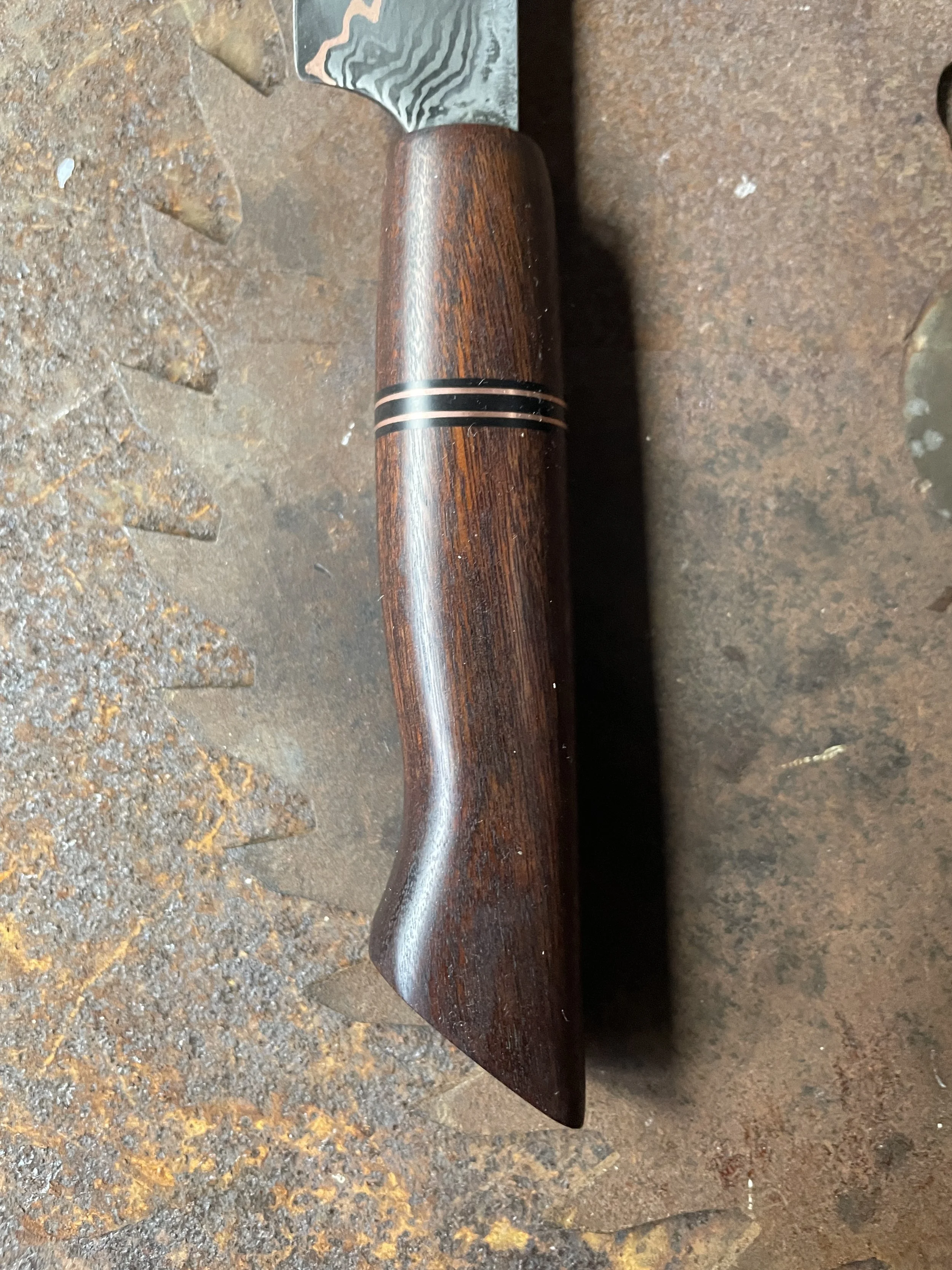 cumai damascus paring knife