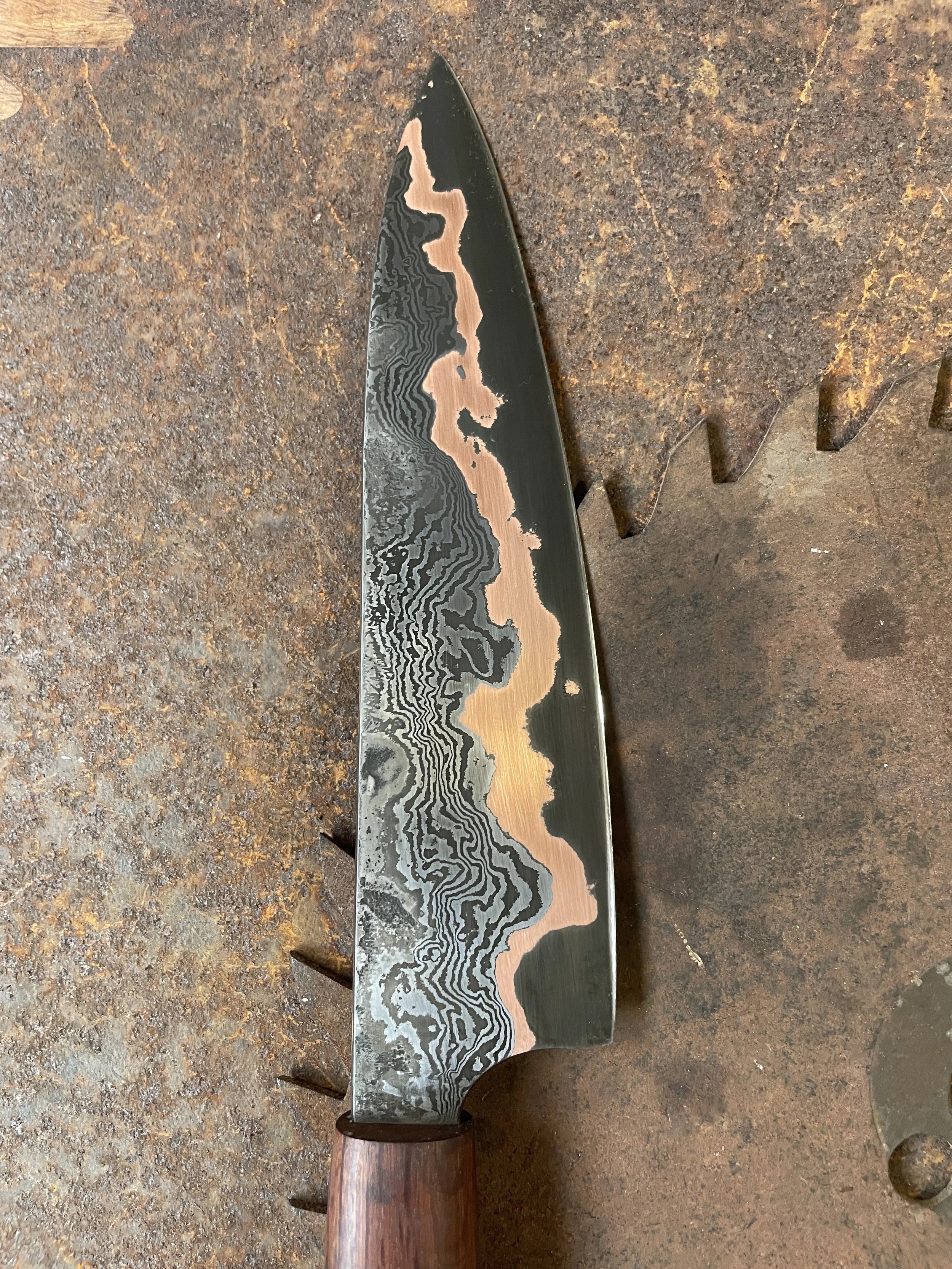 cumai damascus chef Knife