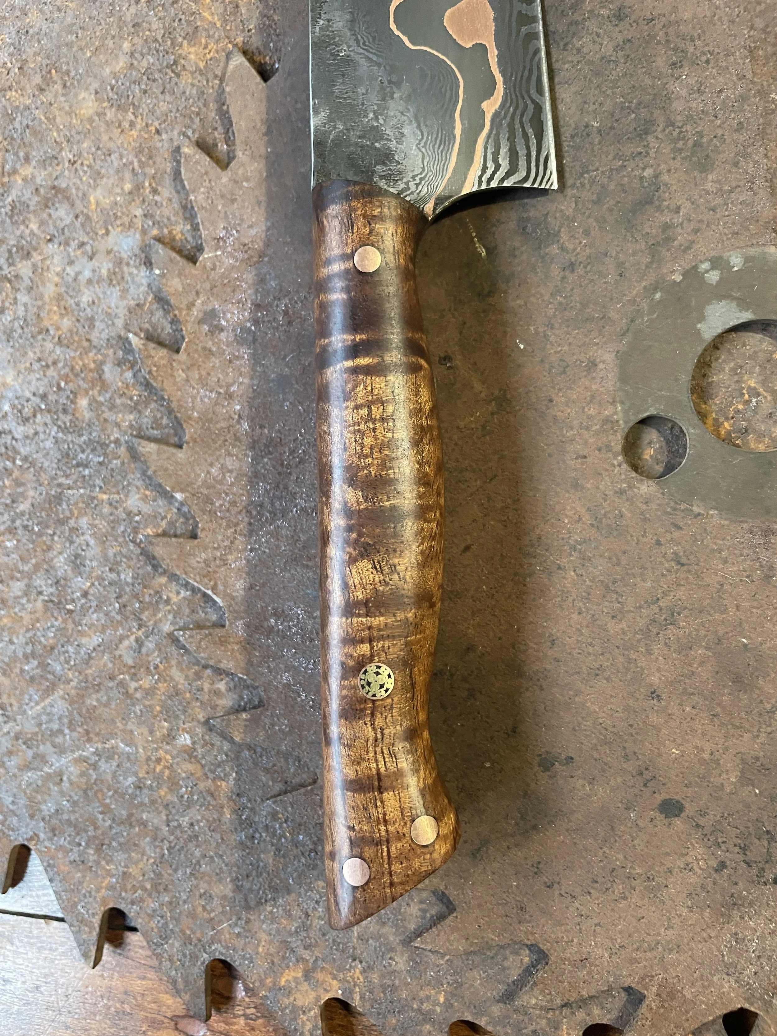cumai damascus chef Knife