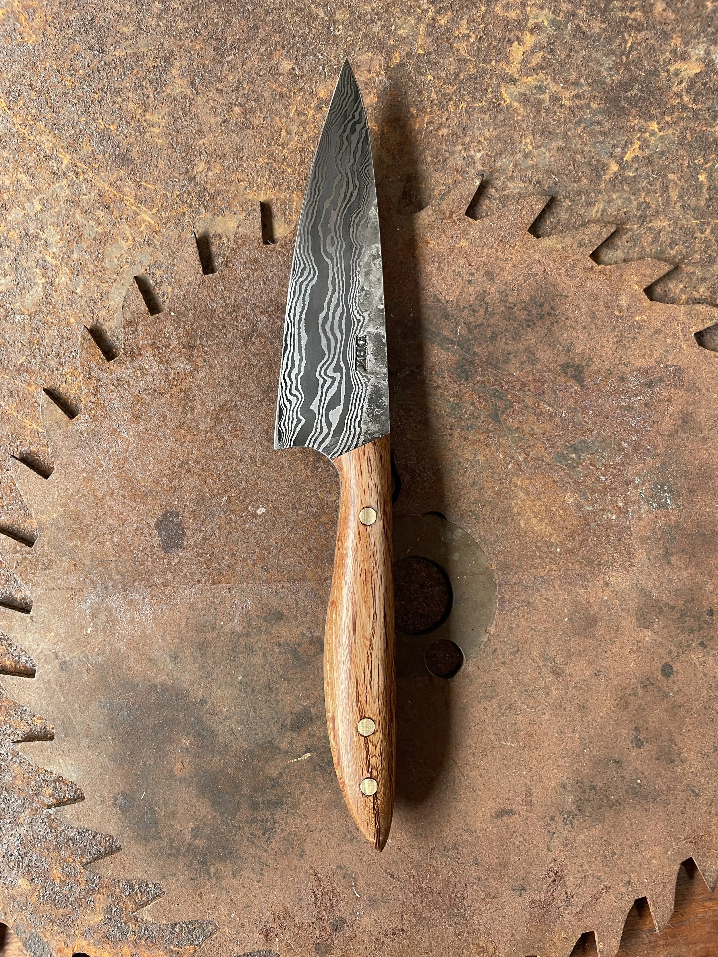 Sheoak Damascus Paring Knife