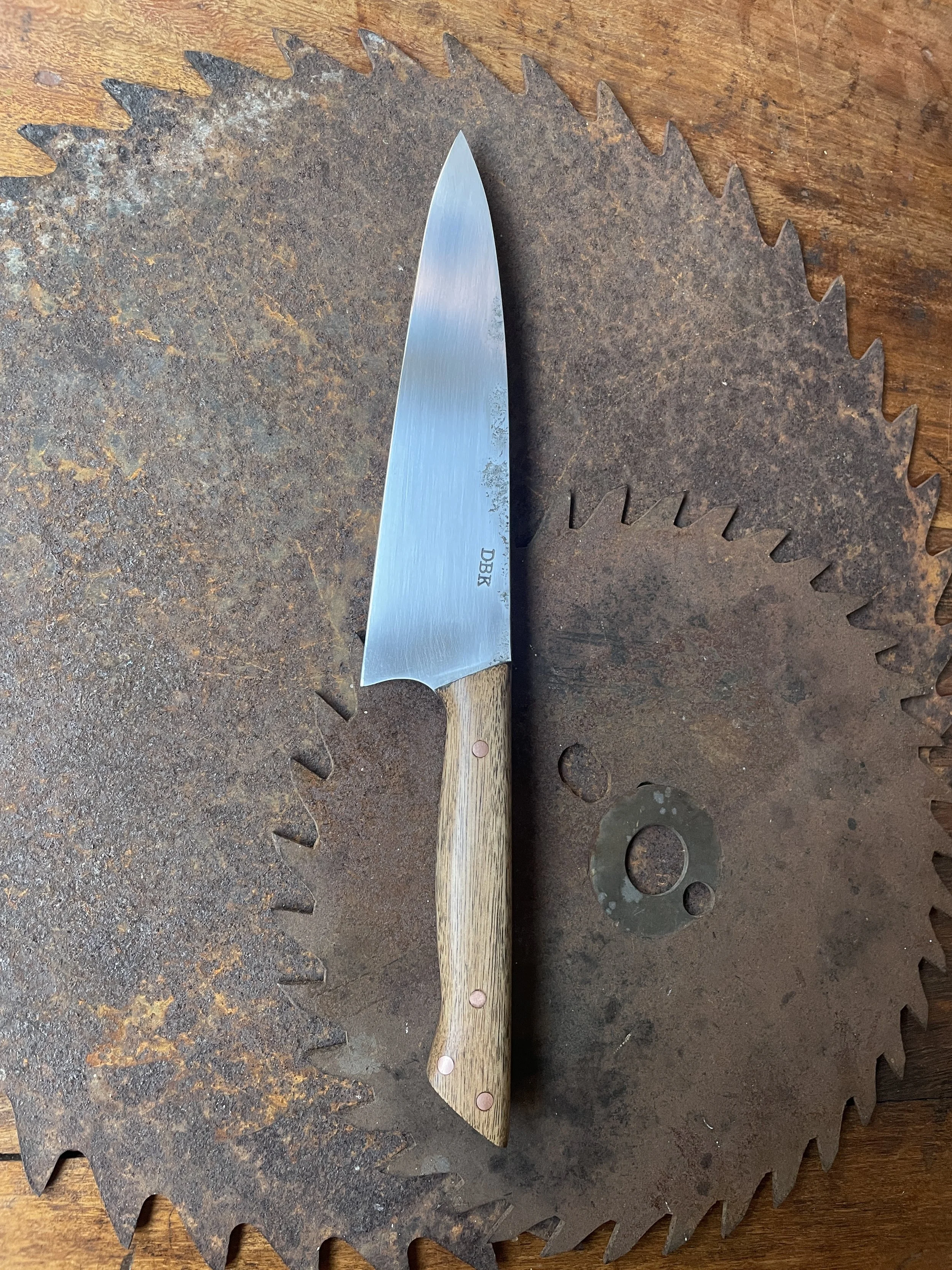 Chef Knife - Spotted Gum Handle 18.5cm