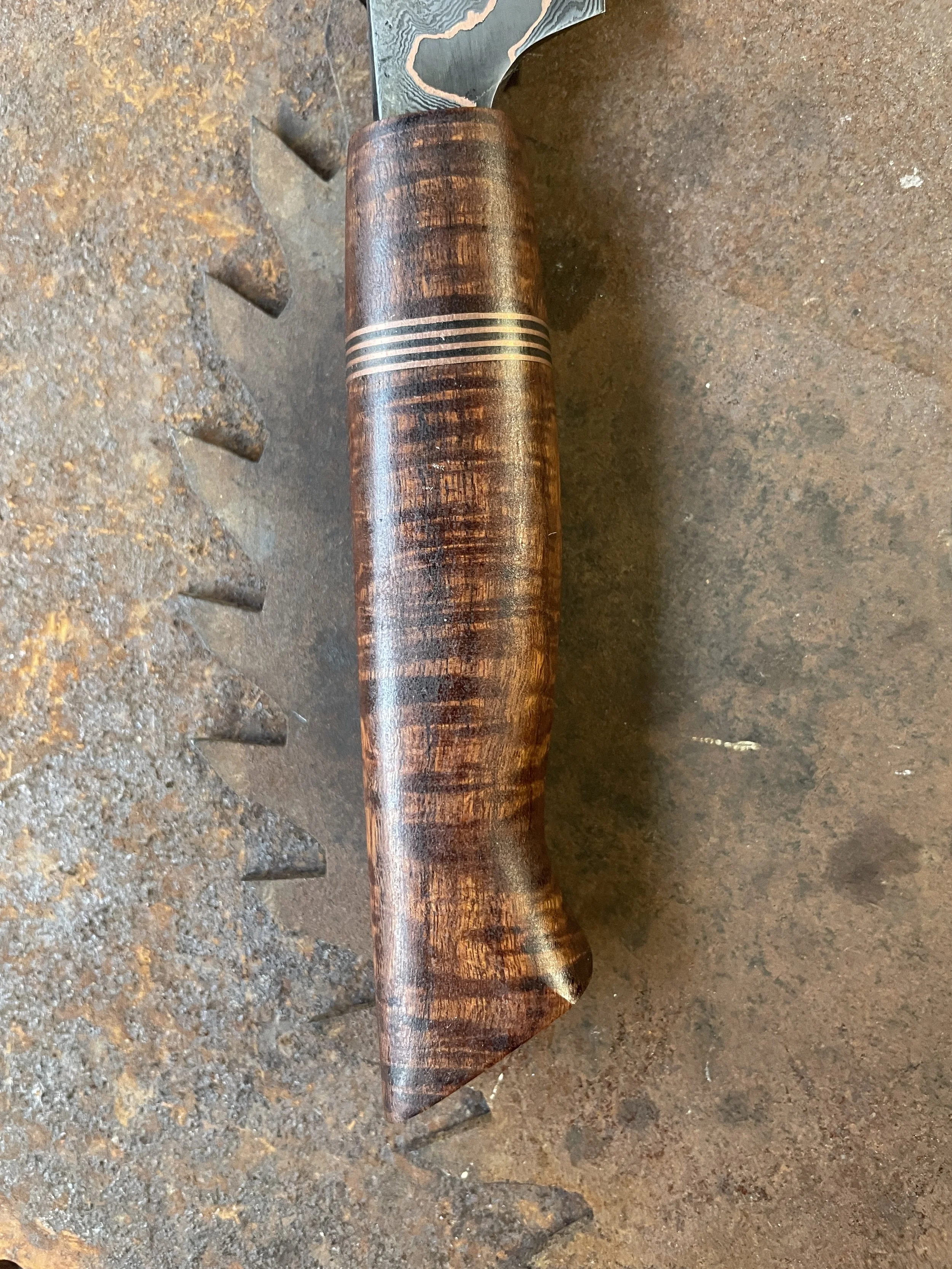 cumai damascus paring knife