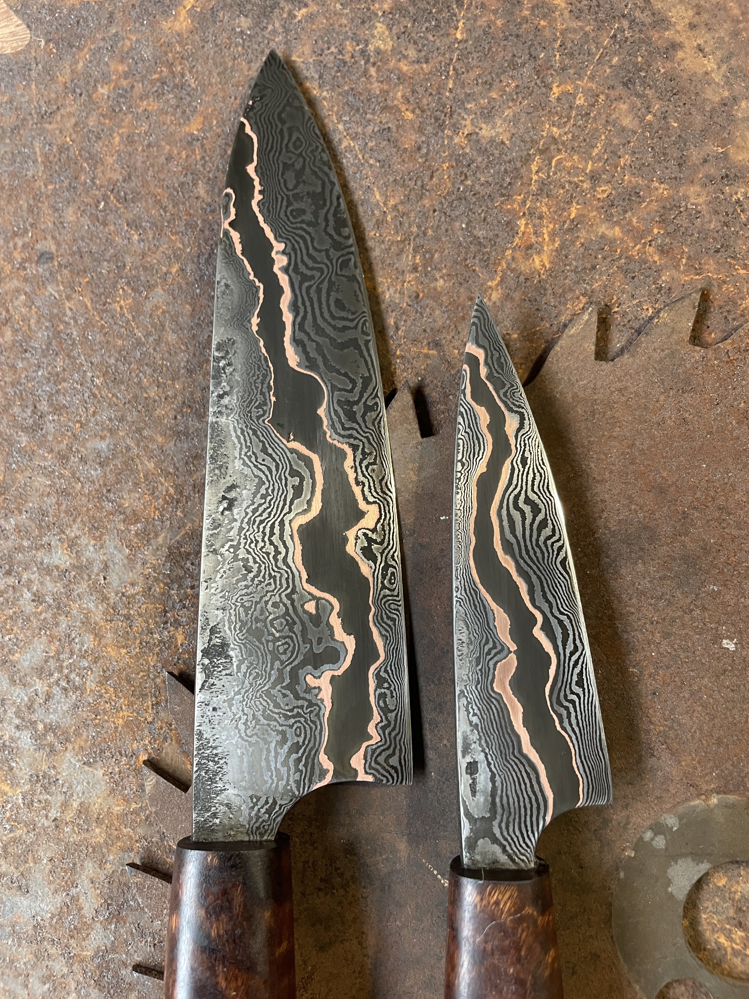 cumai damascus chef Knife