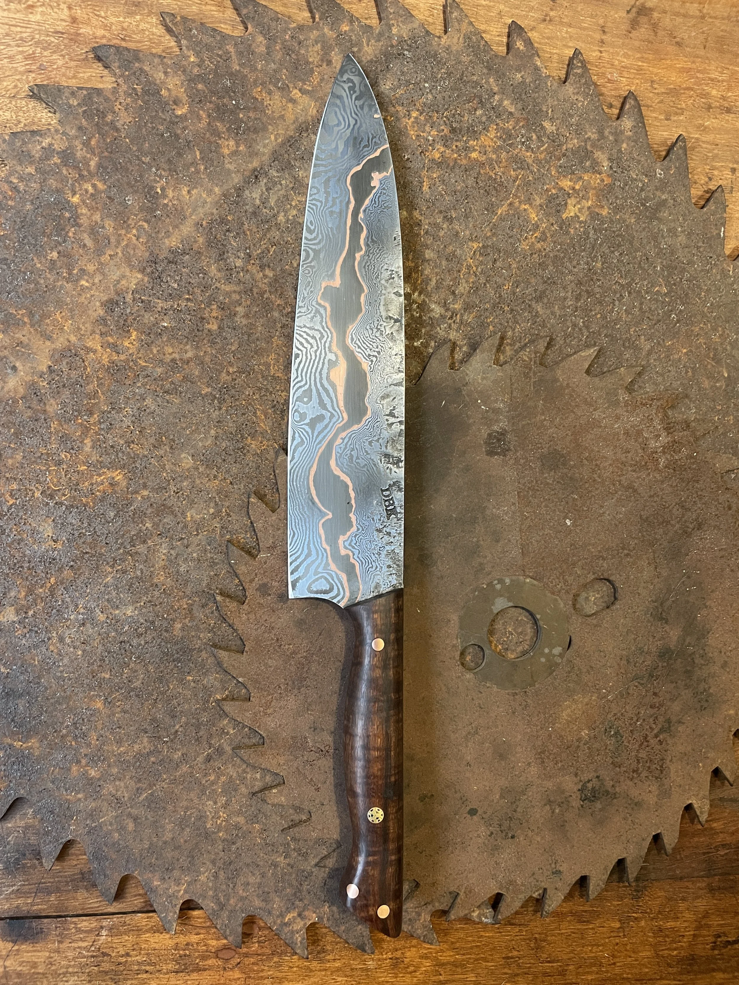 cumai damascus chef Knife