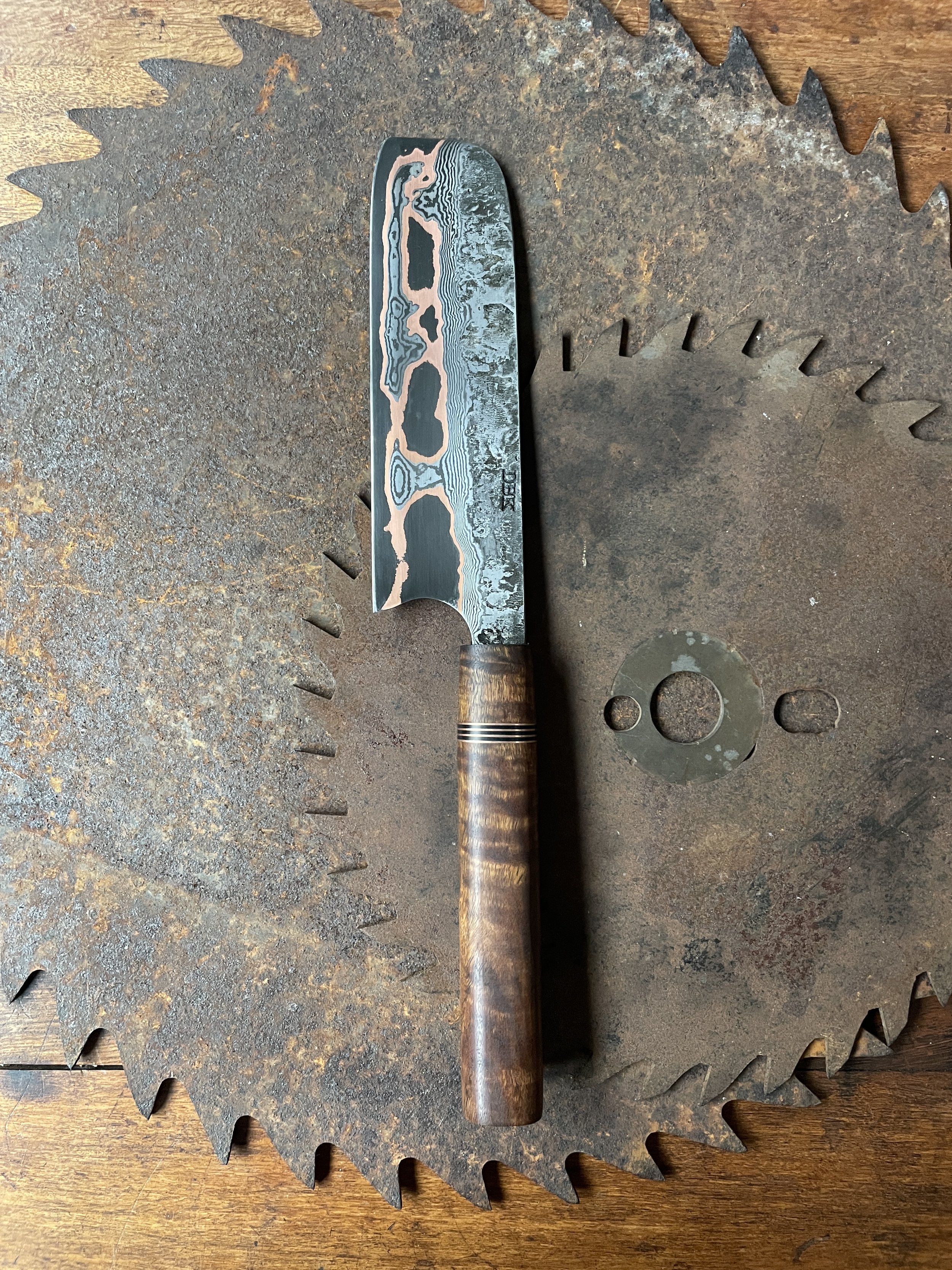 cumai damascus chef Knife