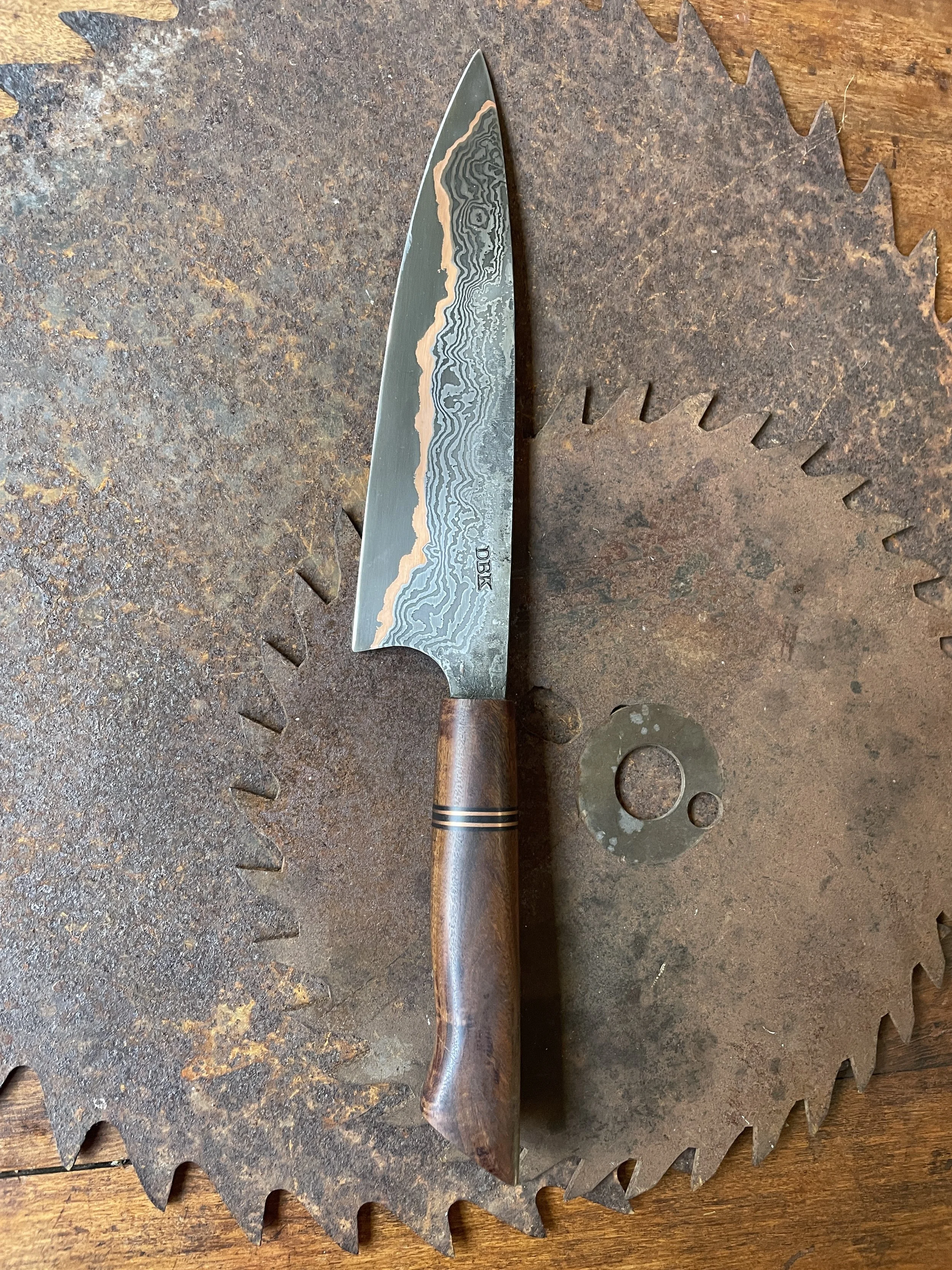 cumai damascus chef Knife