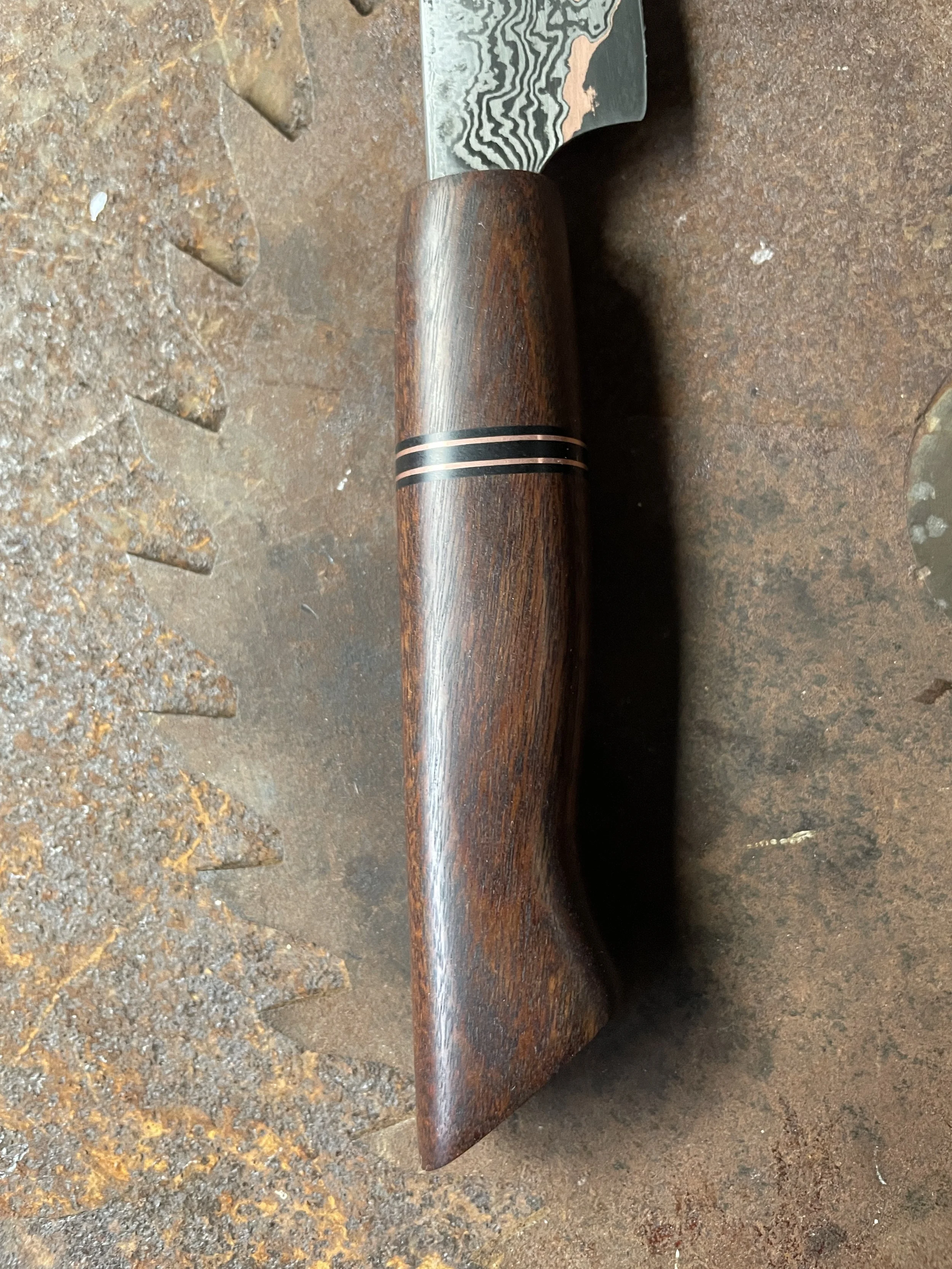 cumai damascus paring knife