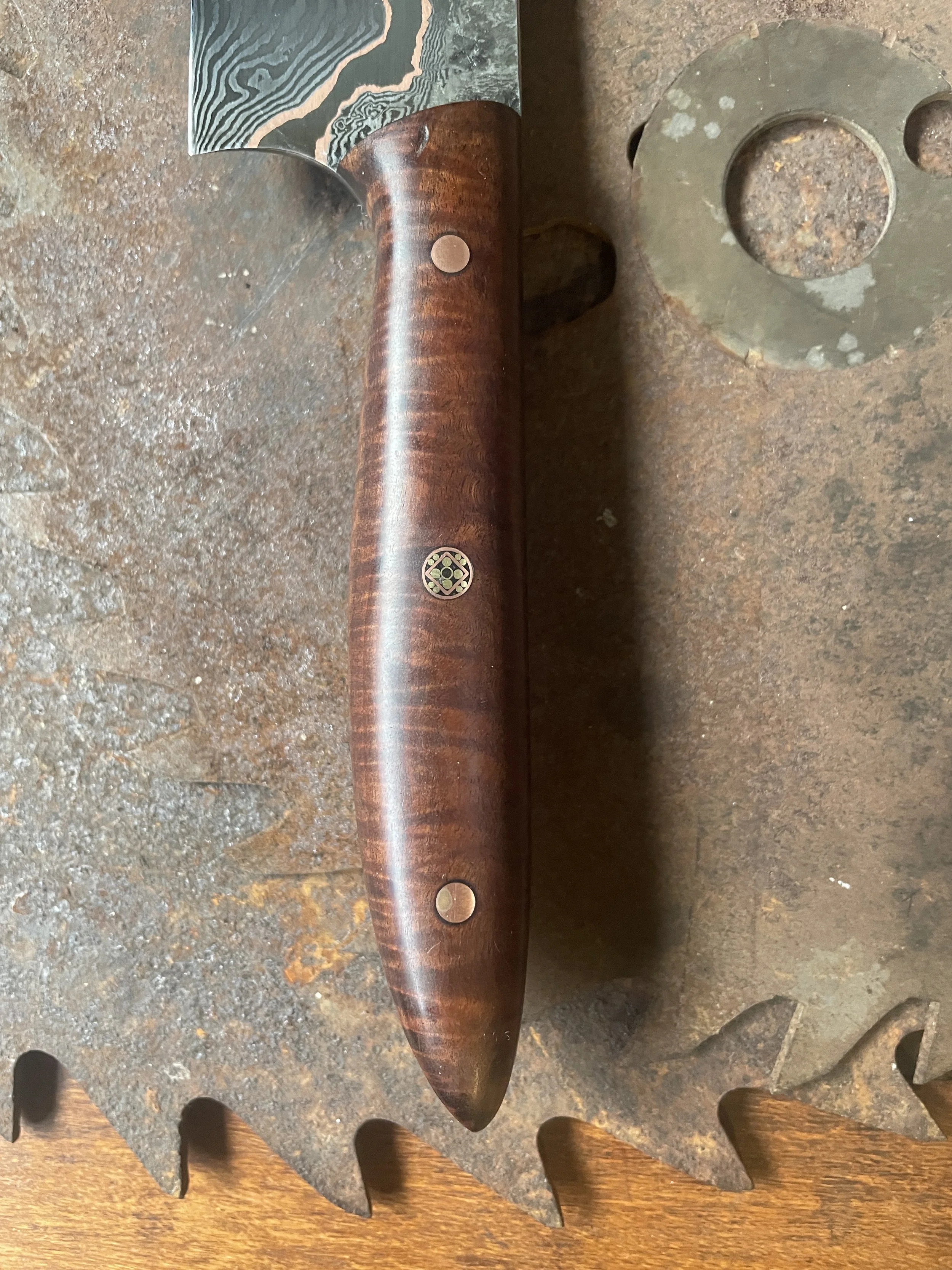 cumai damascus chef Knife