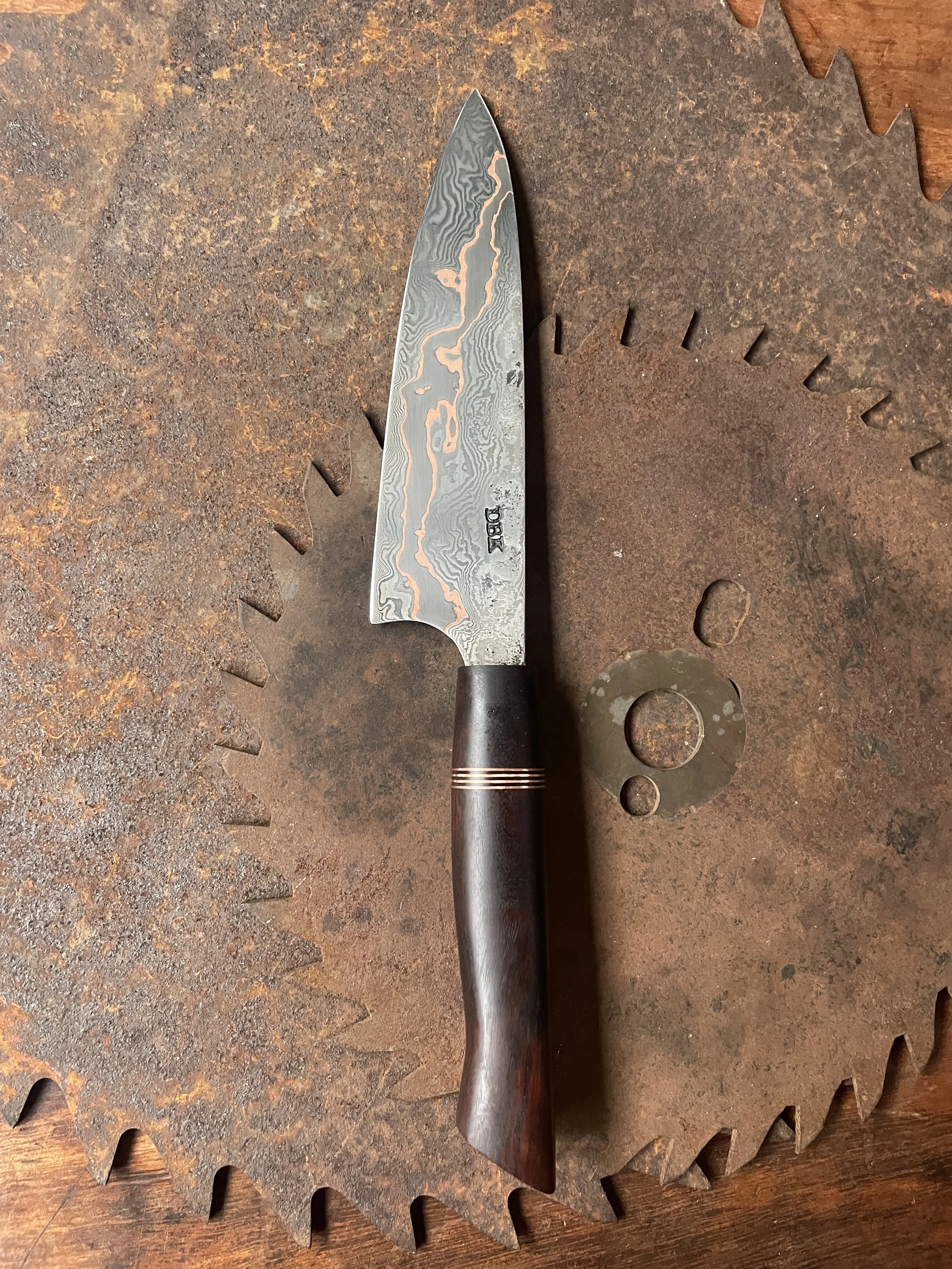 cumai damascus chef Knife