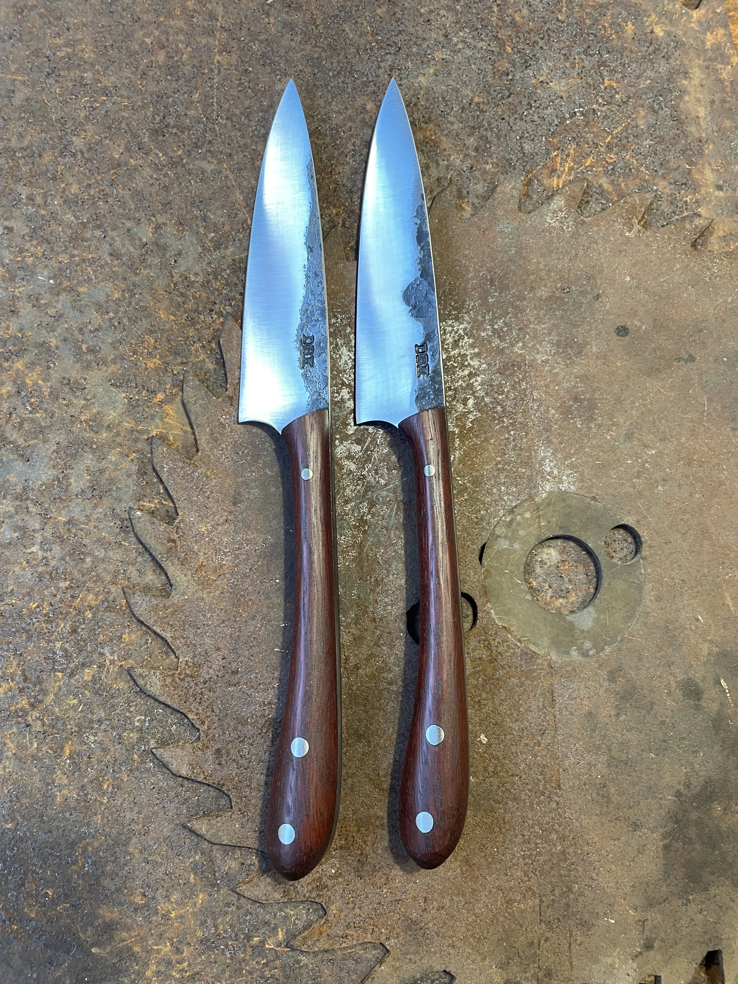 Steak Knife - Set of 2 - Jarrah Timber Handles
