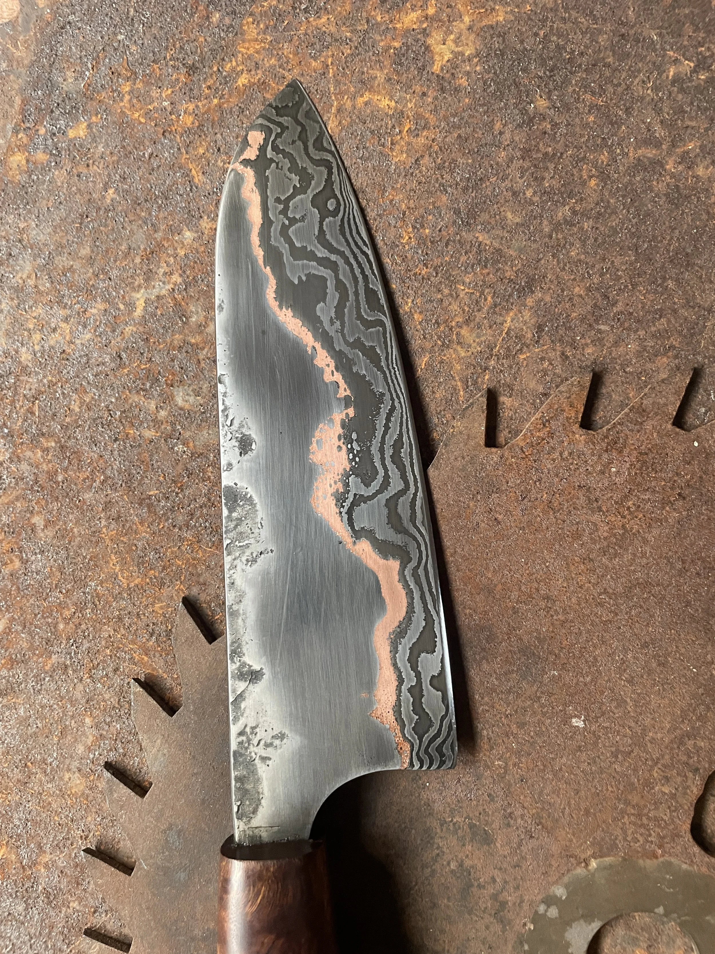 cumai damascus chef Knife