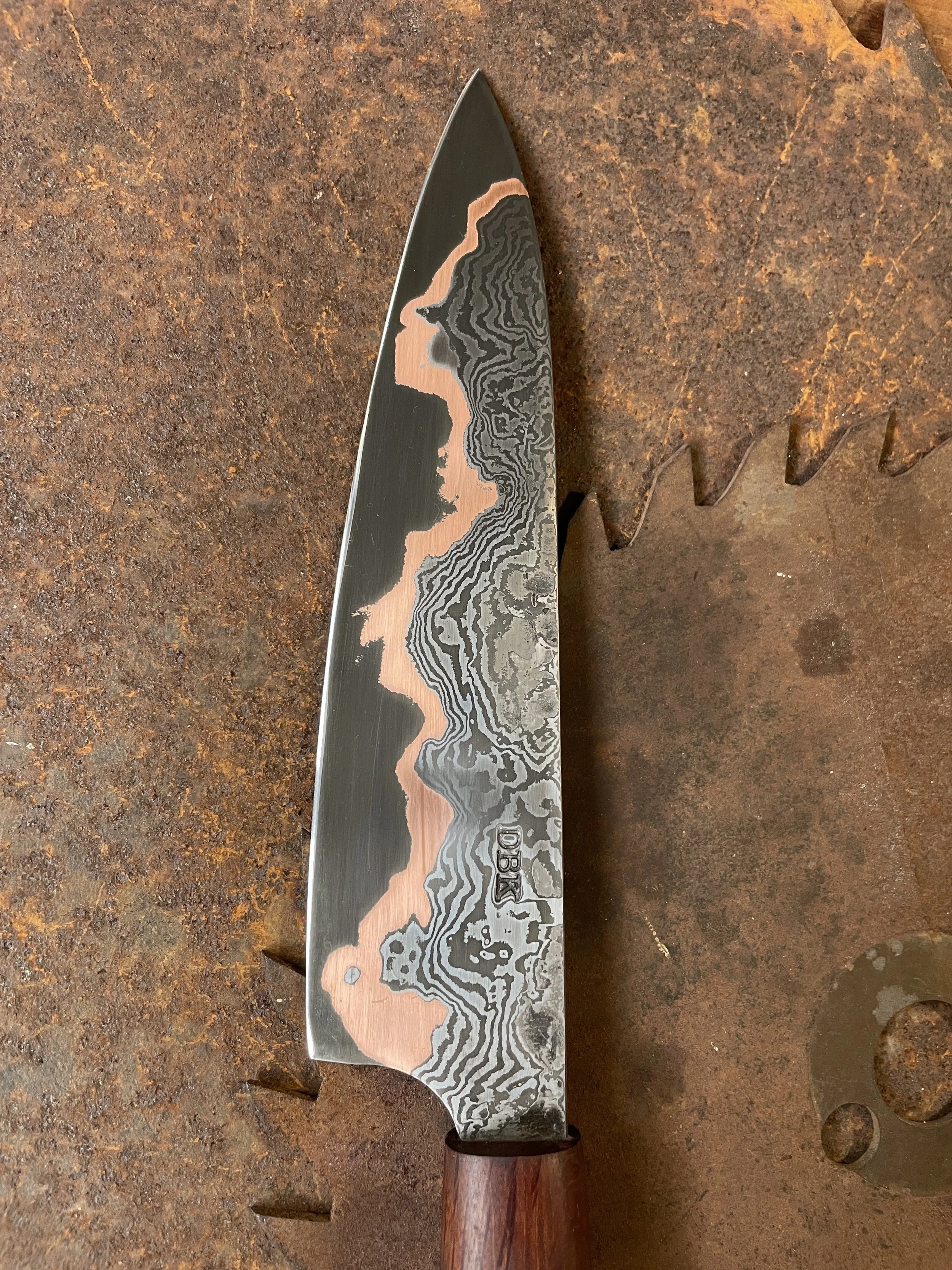 cumai damascus chef Knife