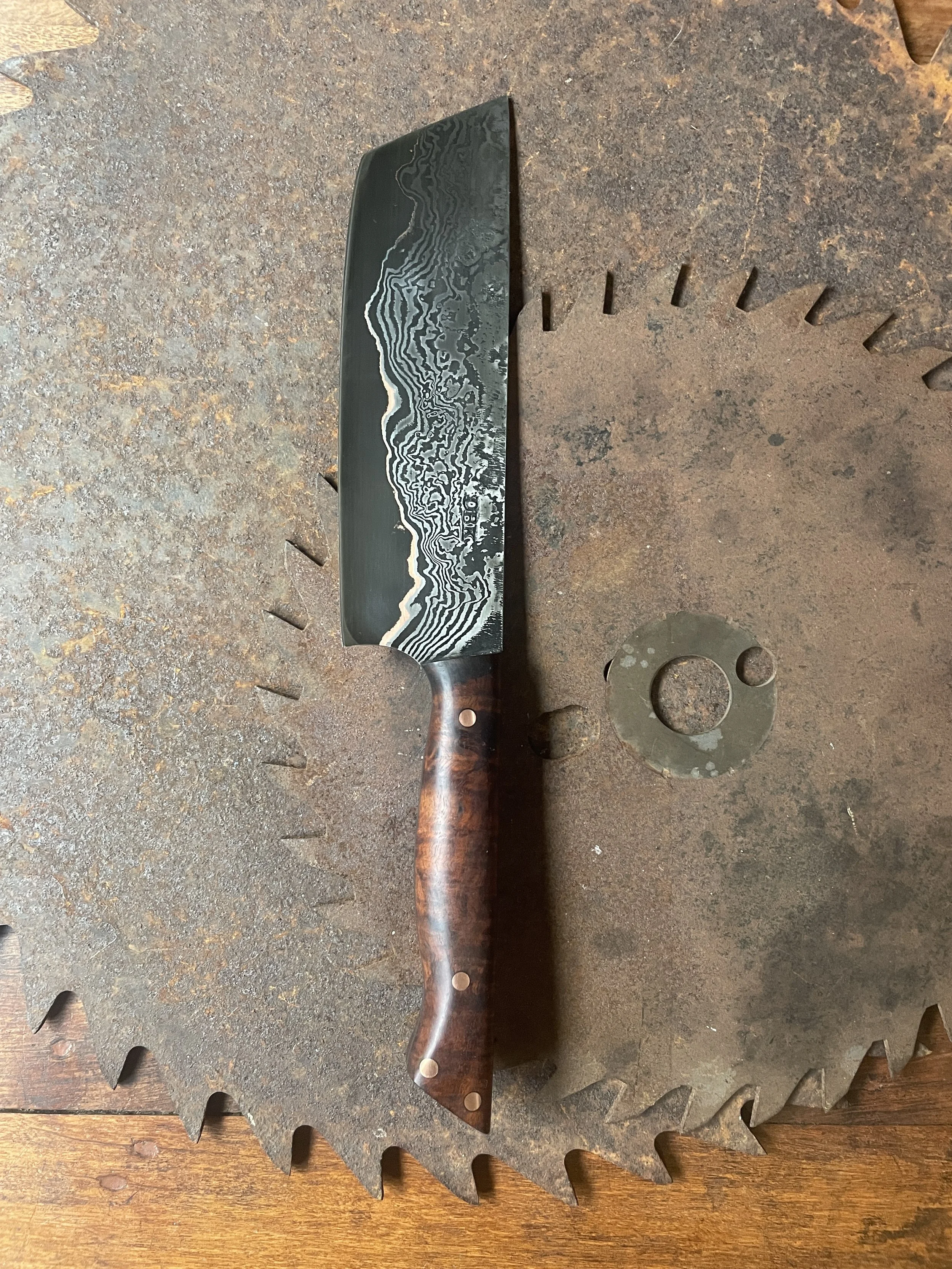 cumai damascus chef Knife