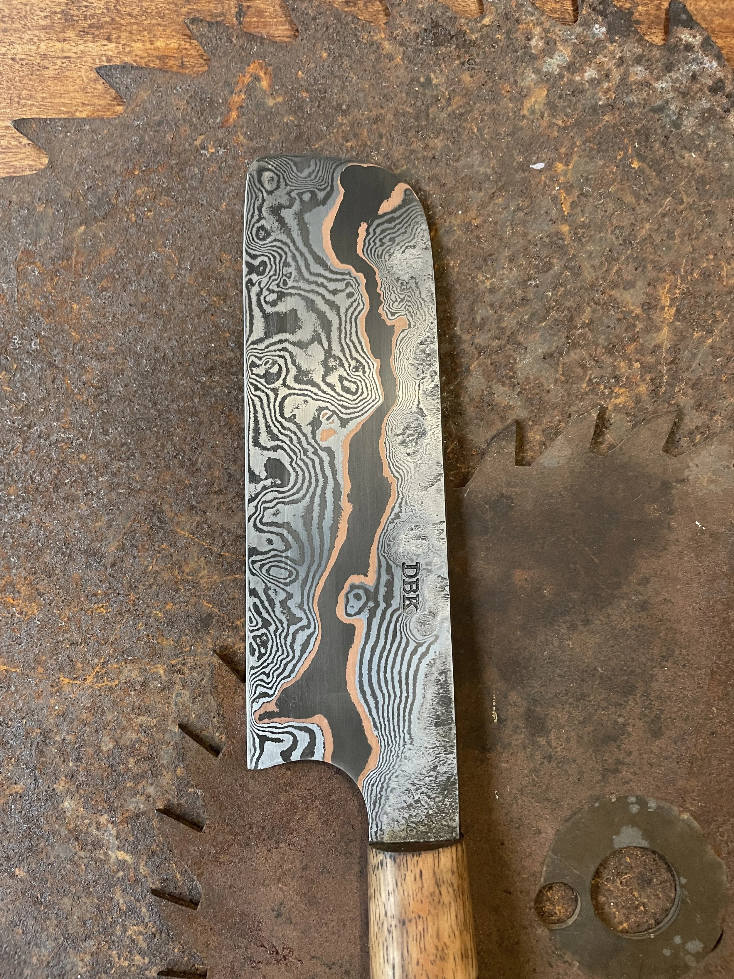 cumai damascus chef Knife