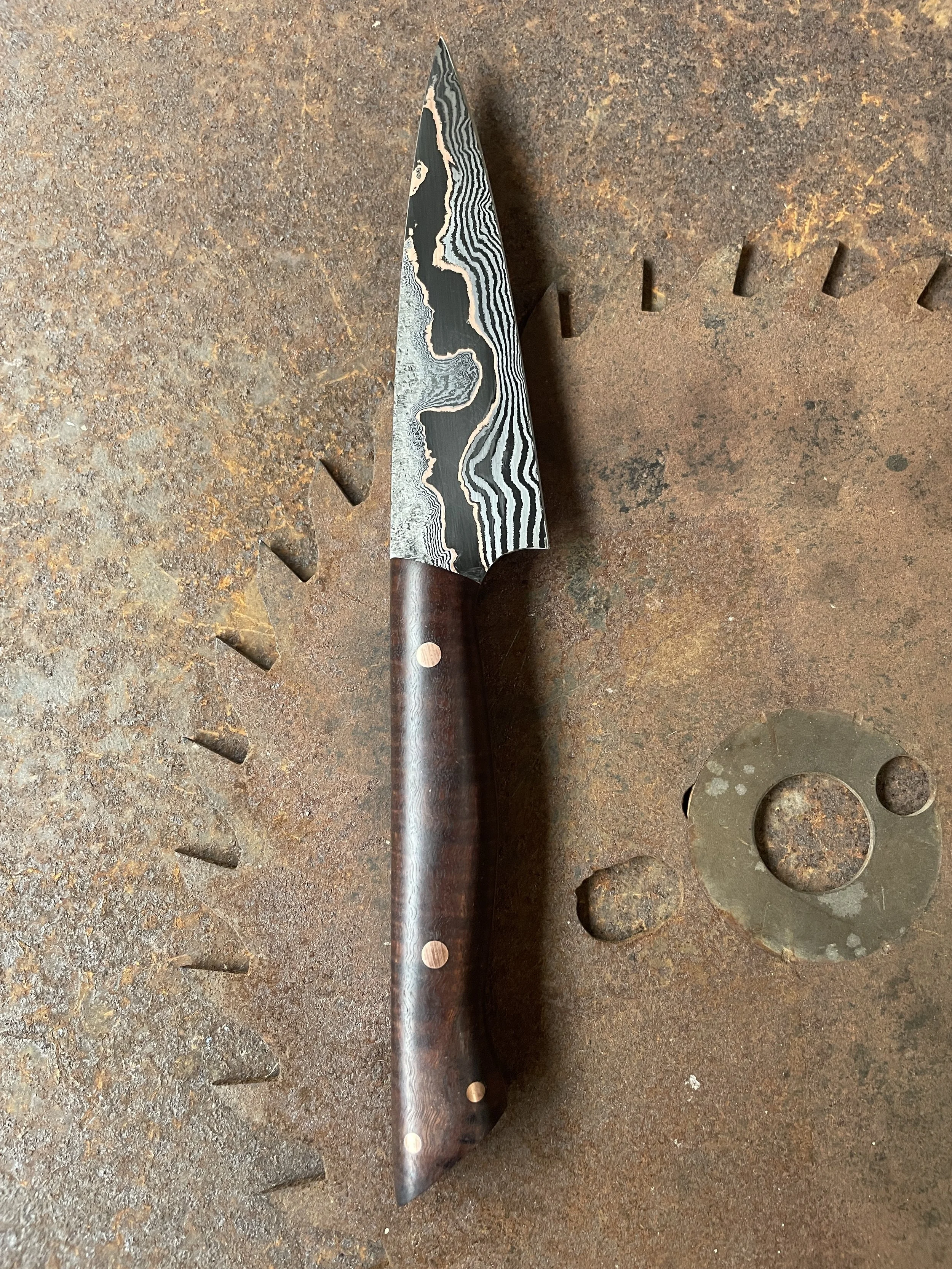damascus paring knife