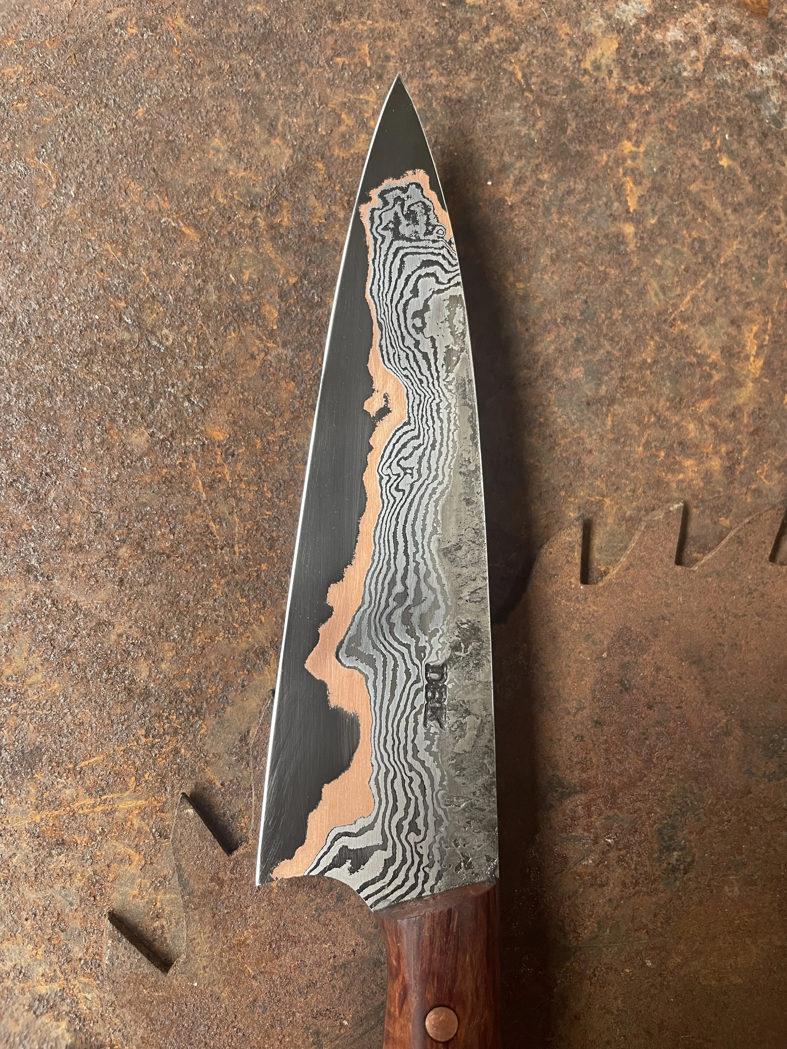 cumai damascus chef Knife