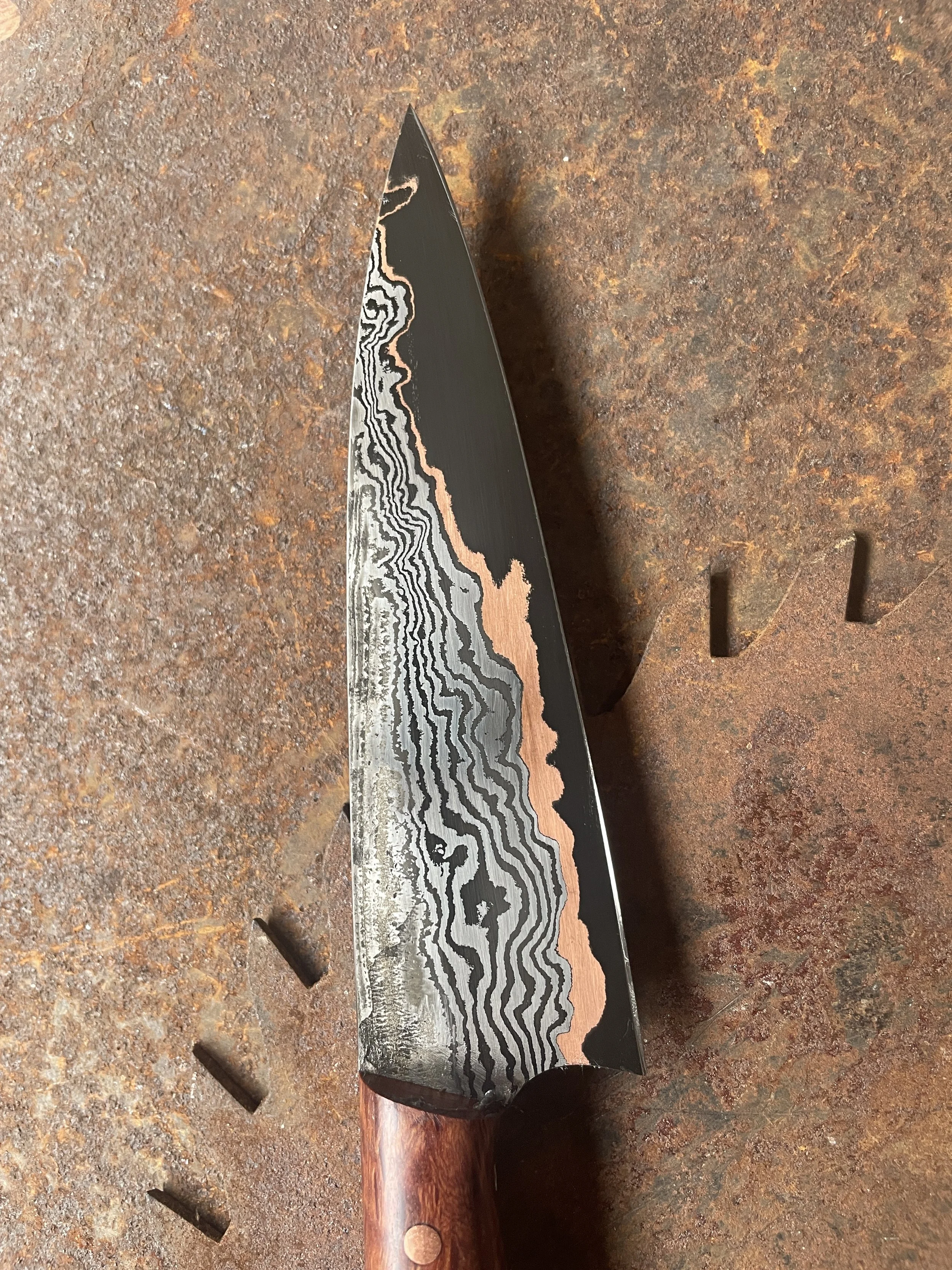 cumai damascus chef Knife