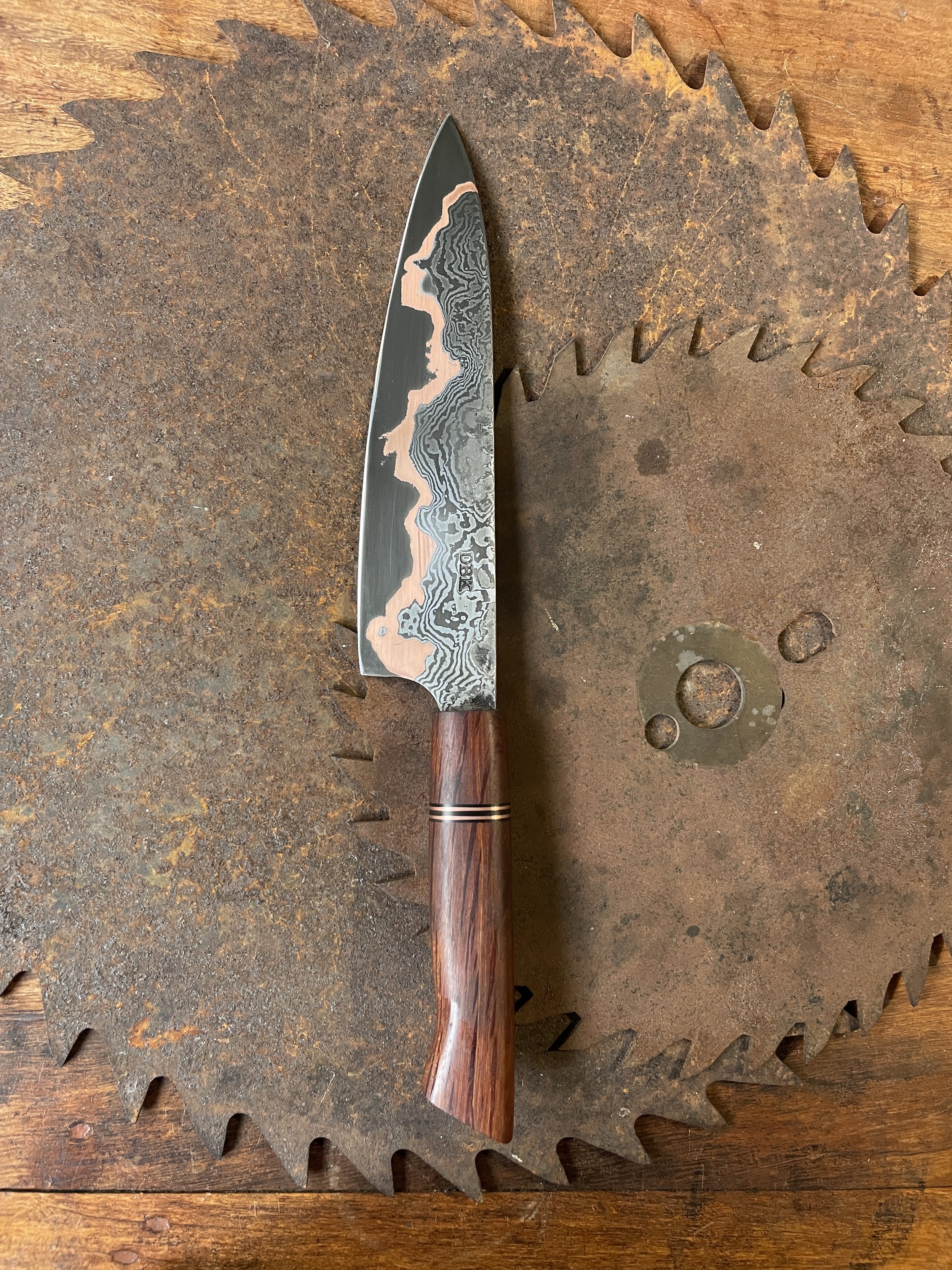 cumai damascus chef Knife