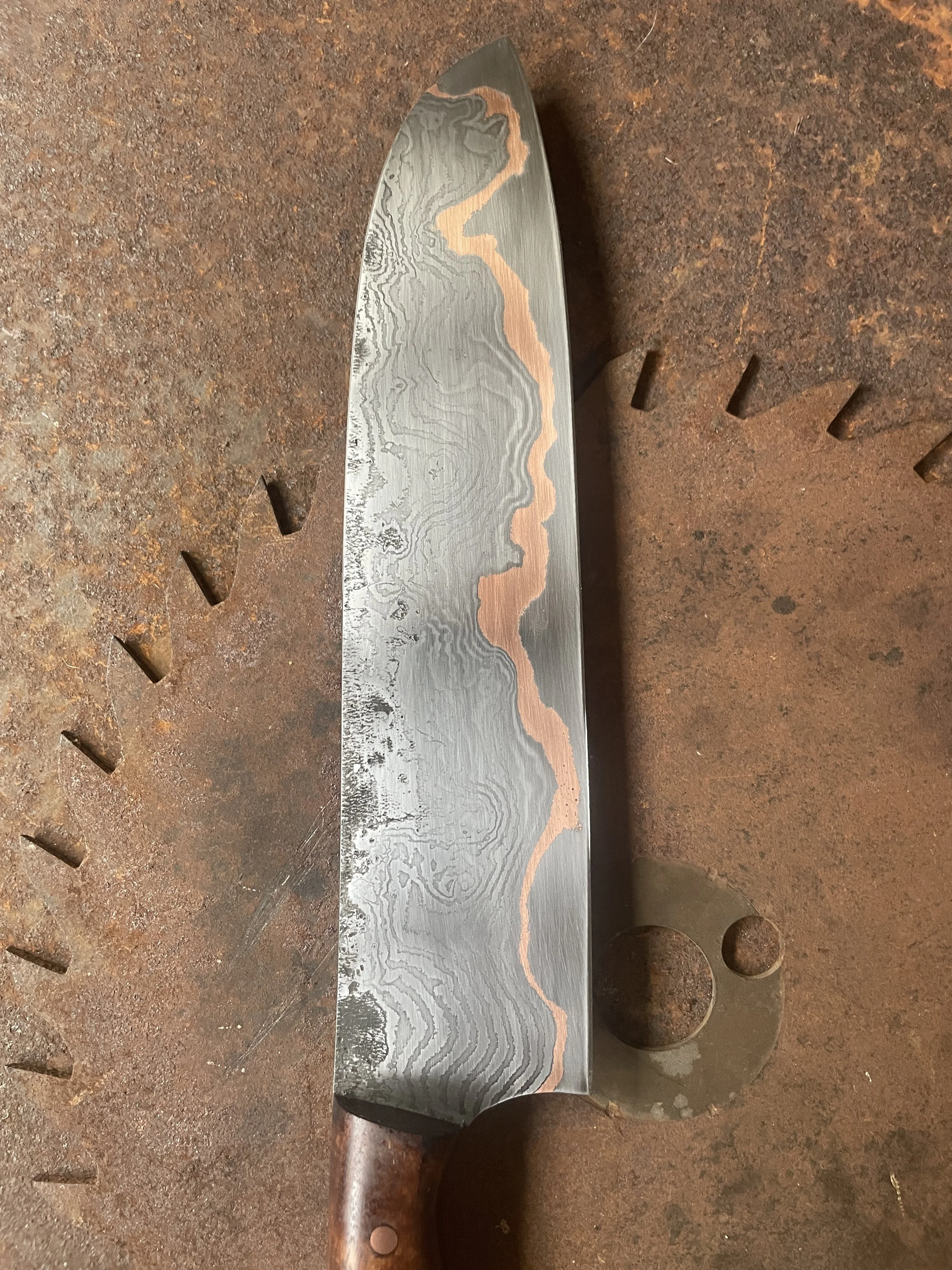 cumai damascus chef Knife