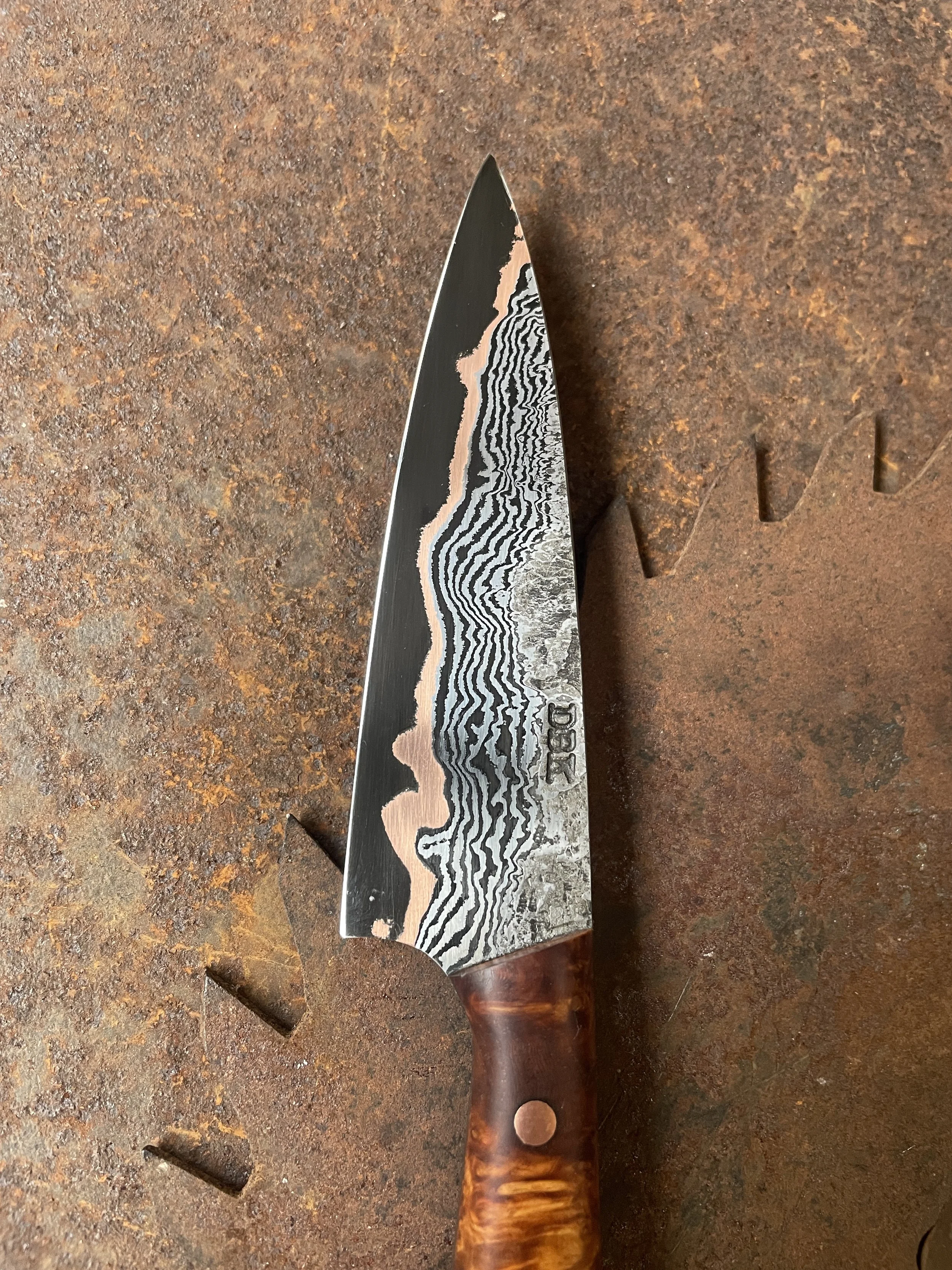 damascus paring knife