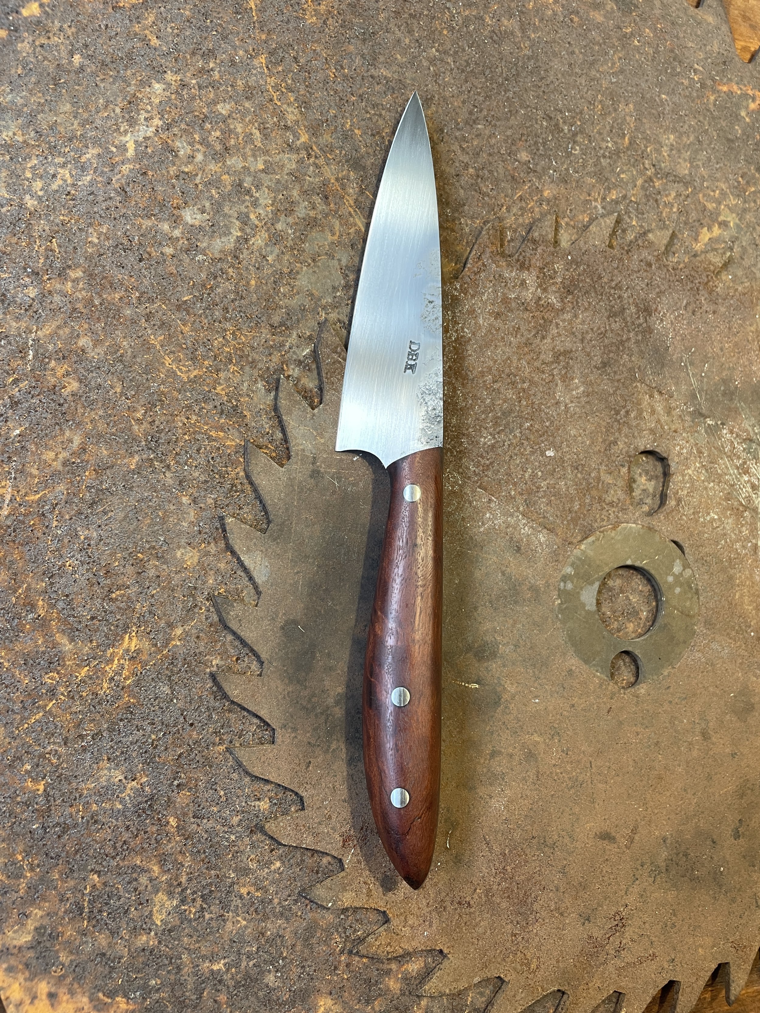 Paring Knife - Forrest Red Gum Handle