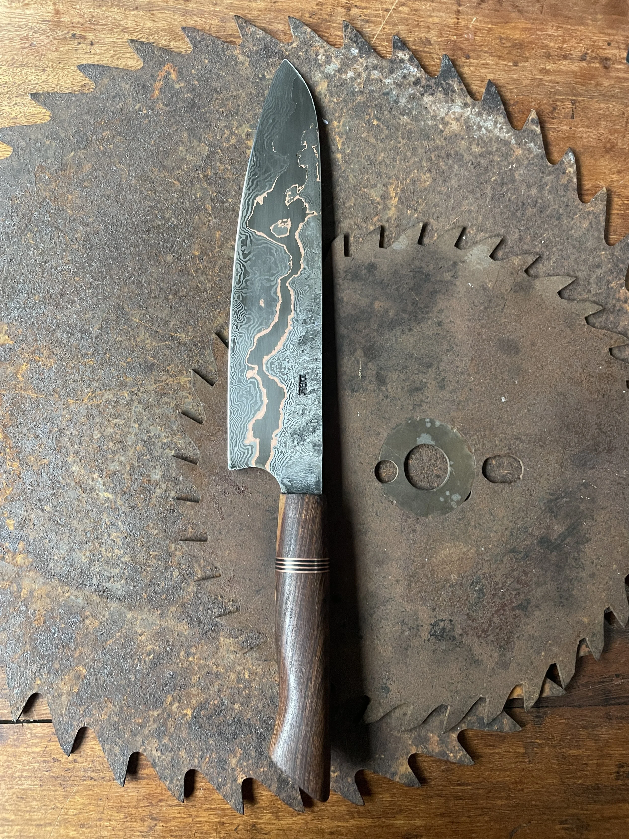 cumai damascus chef Knife