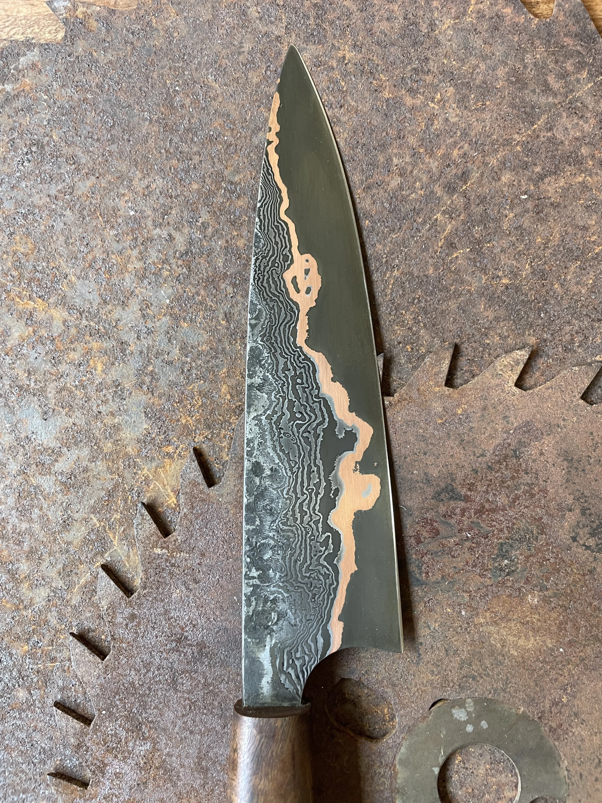 cumai damascus chef Knife