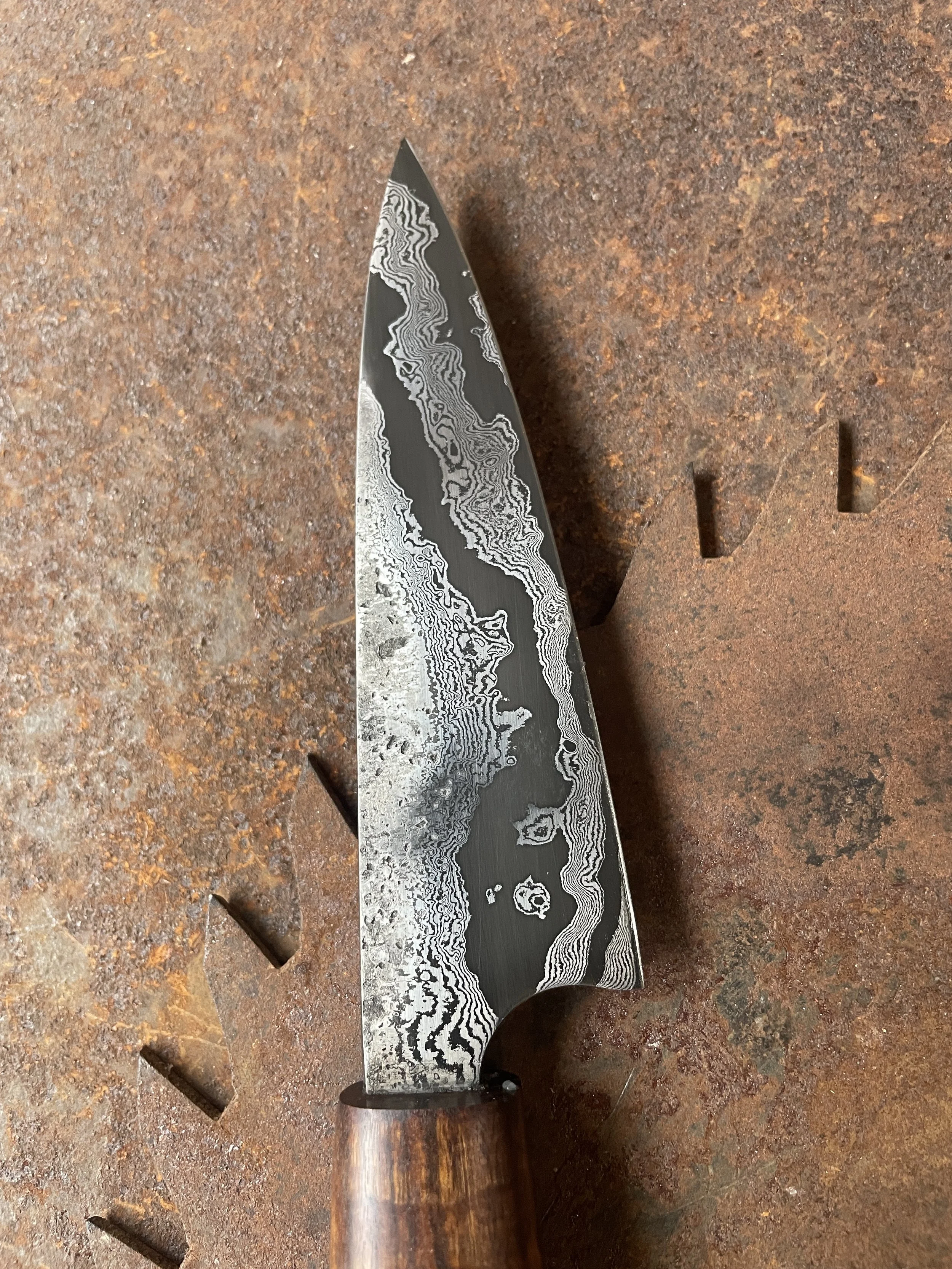 damascus paring knife